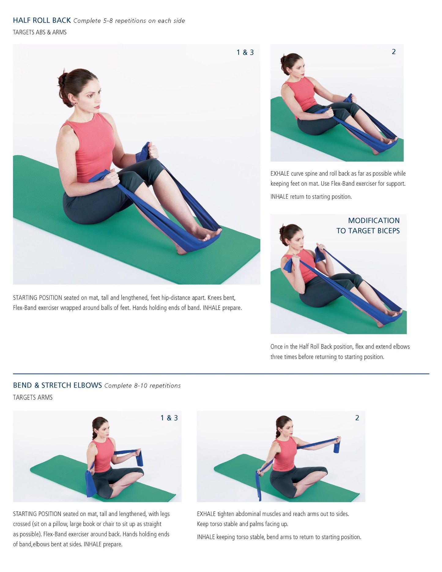 Banda Flexible sin Látex Merrithew Naranja STOTT Pilates 198 cm