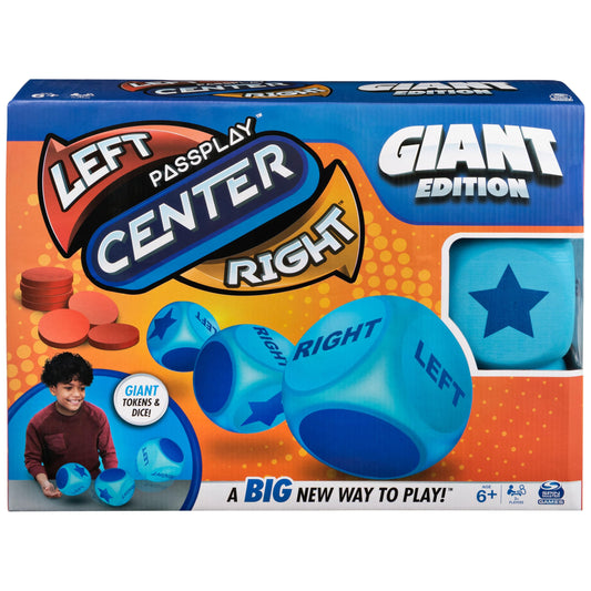 Juego de Mesa Spin Master Izquierda Centro Derecha Gigante para Niños y Adultos