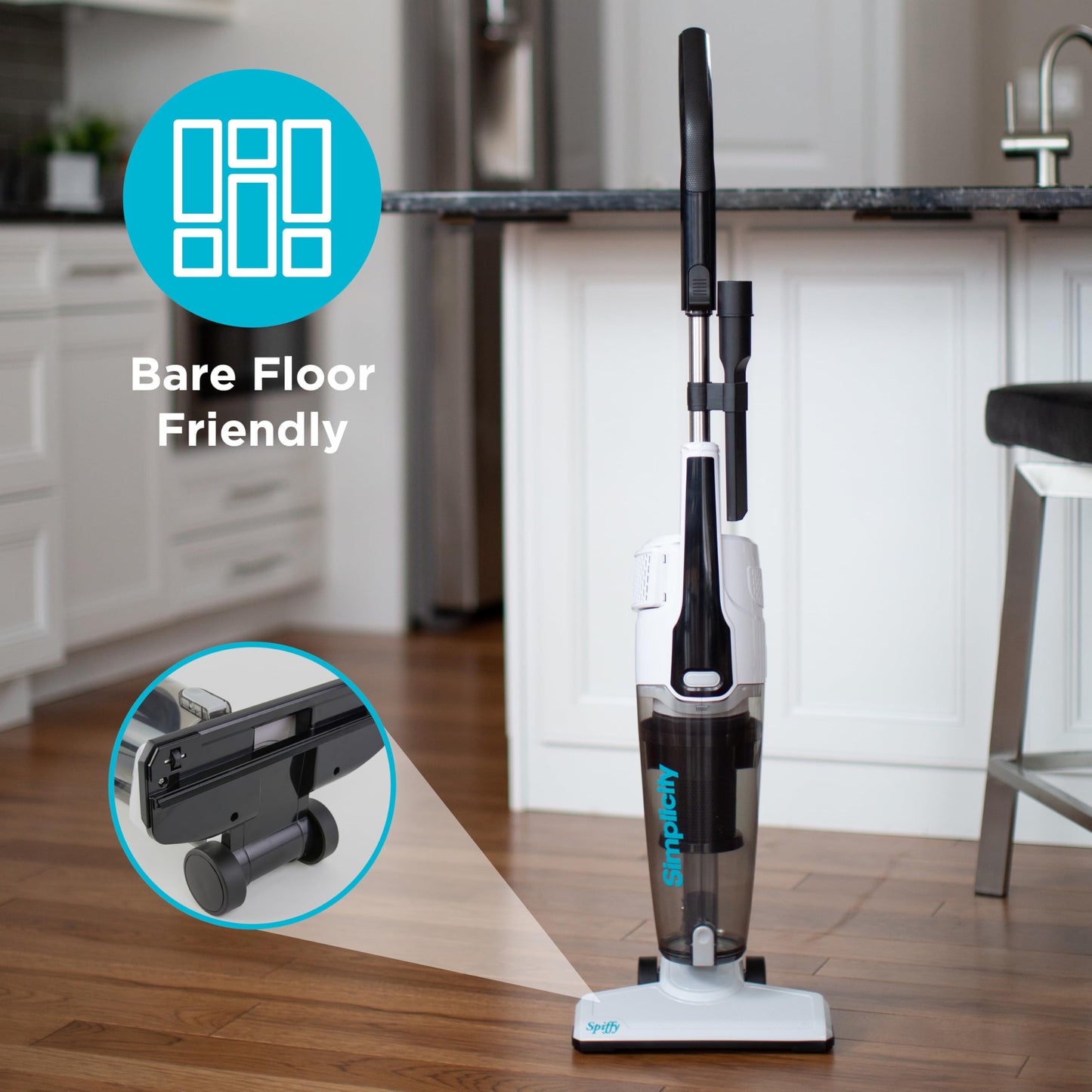 Aspiradora Simplicity S60 Spiffy madera dura HEPA sin bolsa