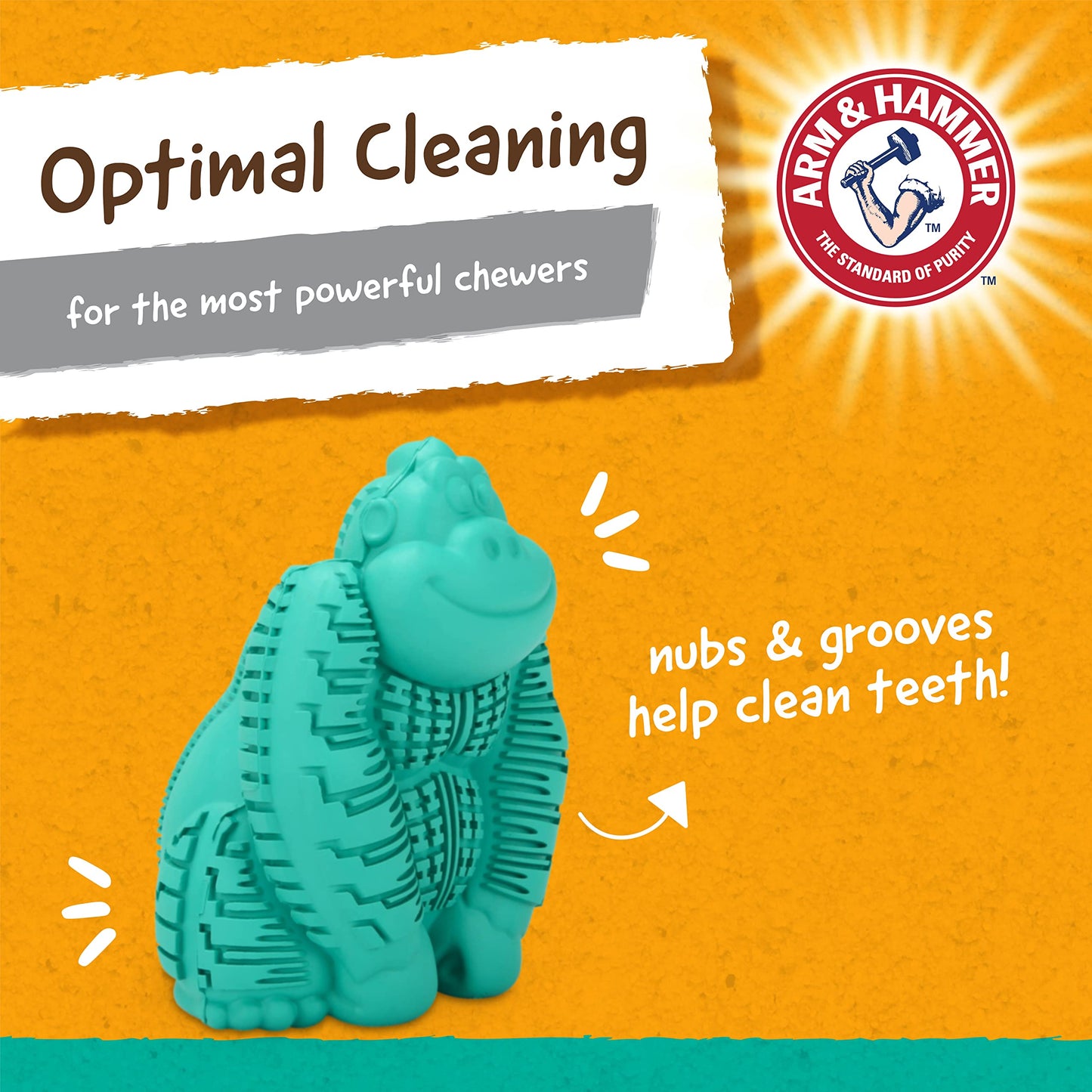 Arm & Hammer - Juguete para perros A&H Treadz Gorilla