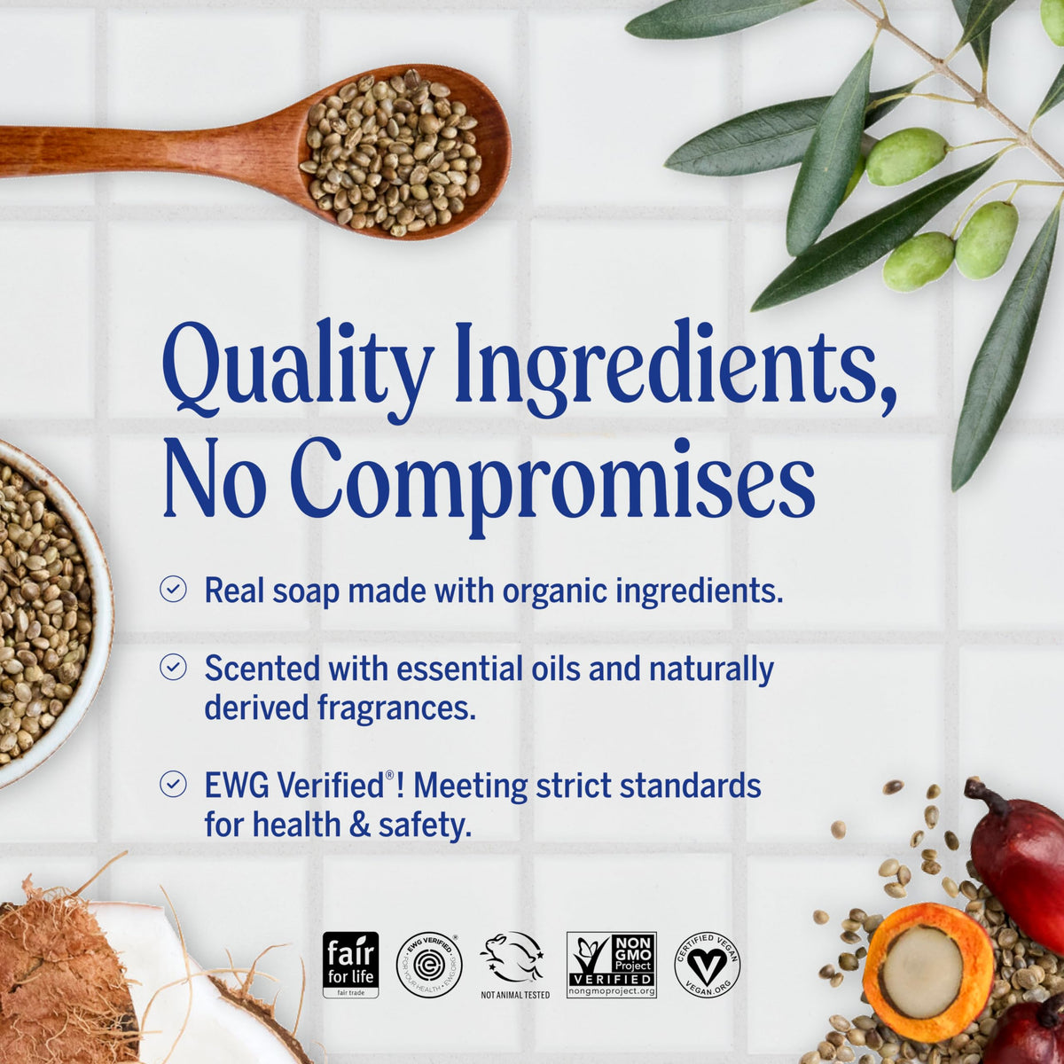 Dr. Bronner's | Jabón de castilla orgánico en barra, fórmula concentrada, relajación aromática y equilibrio natural, con aceite esencial de Lavanda, aroma Lavanda (6 pack)