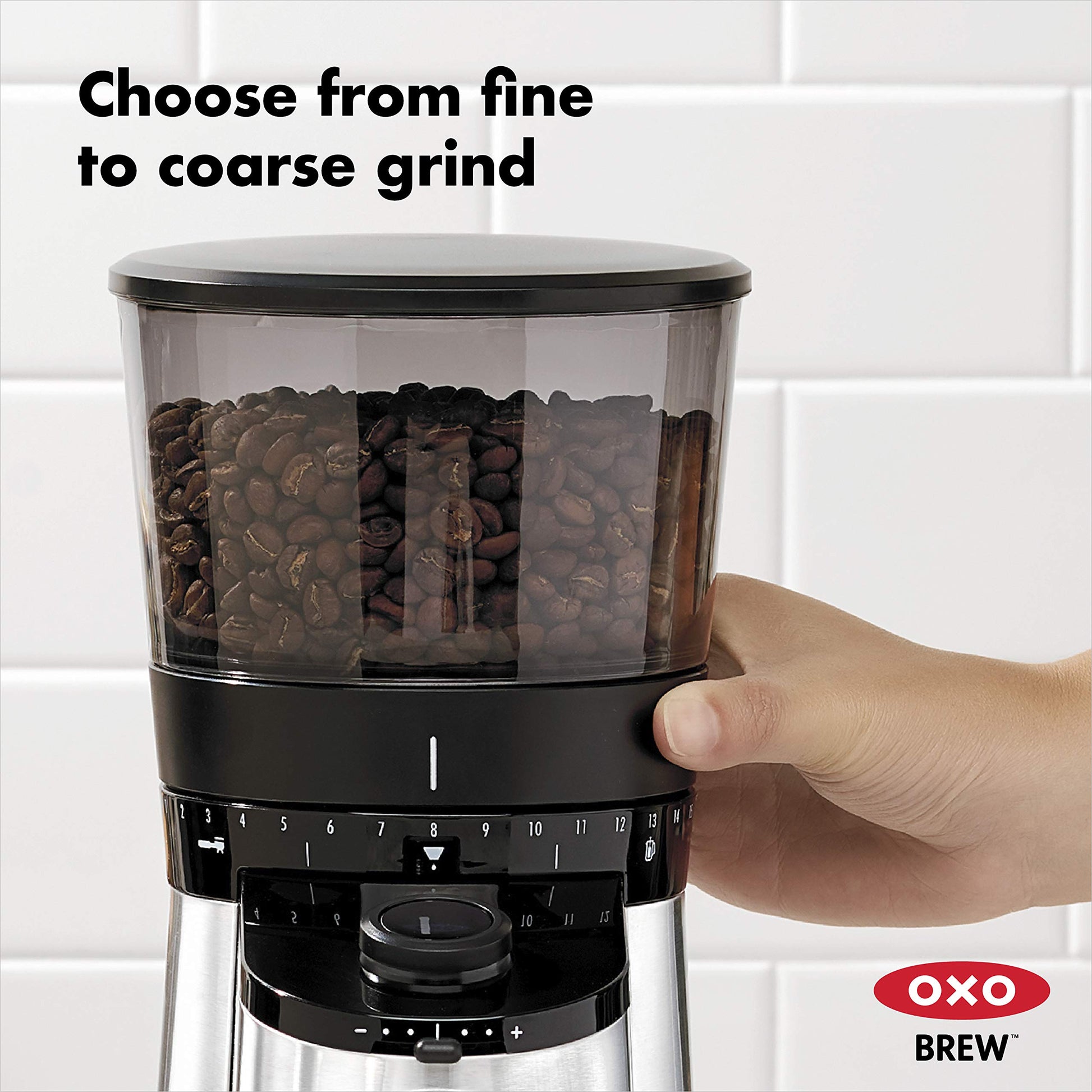 Molinillo de Café Cónica Burr OXO con Escala Integrada