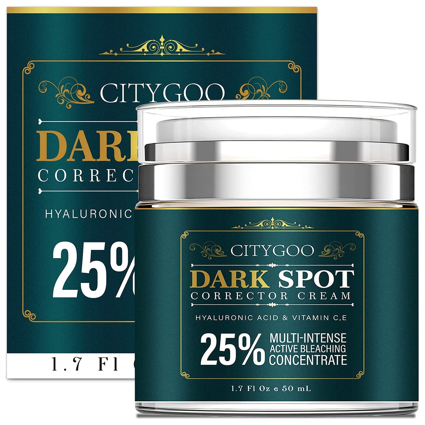 CITYGOO - Eliminador de manchas oscuras para el rostro y cuerpo: crema correctora de manchas oscuras con ingredientes naturales y efectivos para una piel radiante