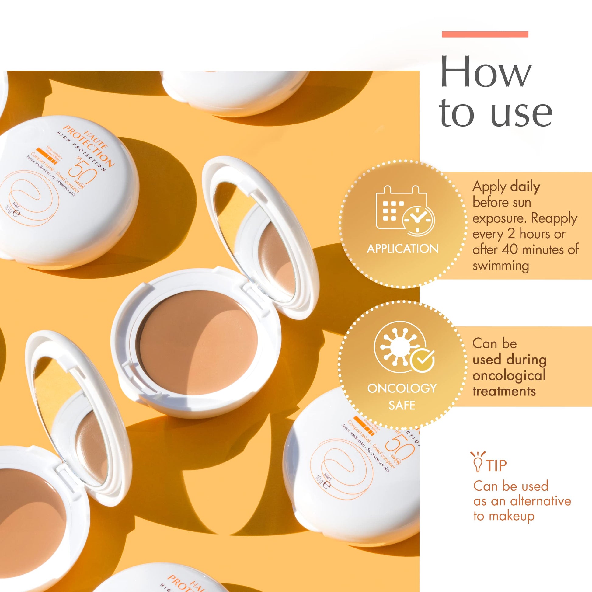 Protector Solar Compacto Avène SPF 50 Beige Tinted