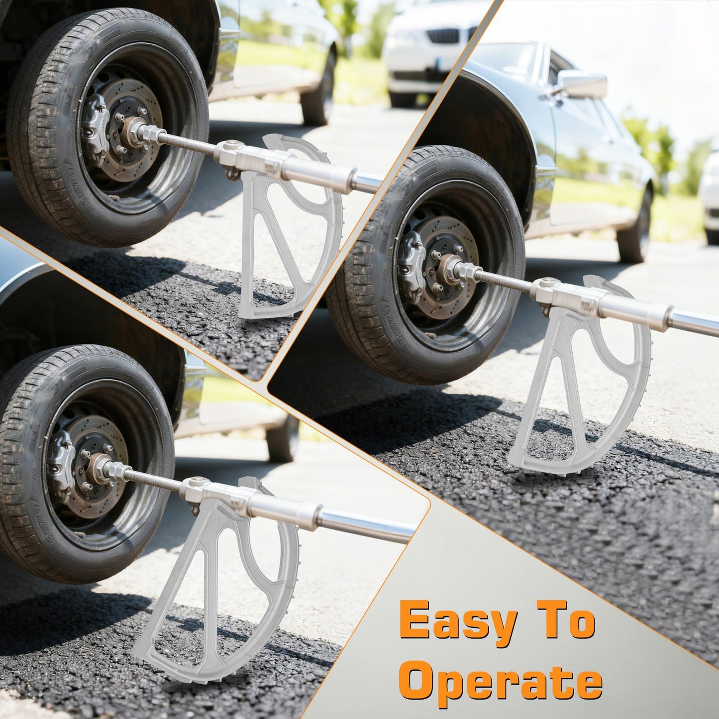 Jack de remolque de fácil elevación, gato de remolque de barco resistente adecuado para ruedas de 8 a 15 pulgadas de vehículos de un solo eje, barcos, remolques de campamento, etc., gato de remolque