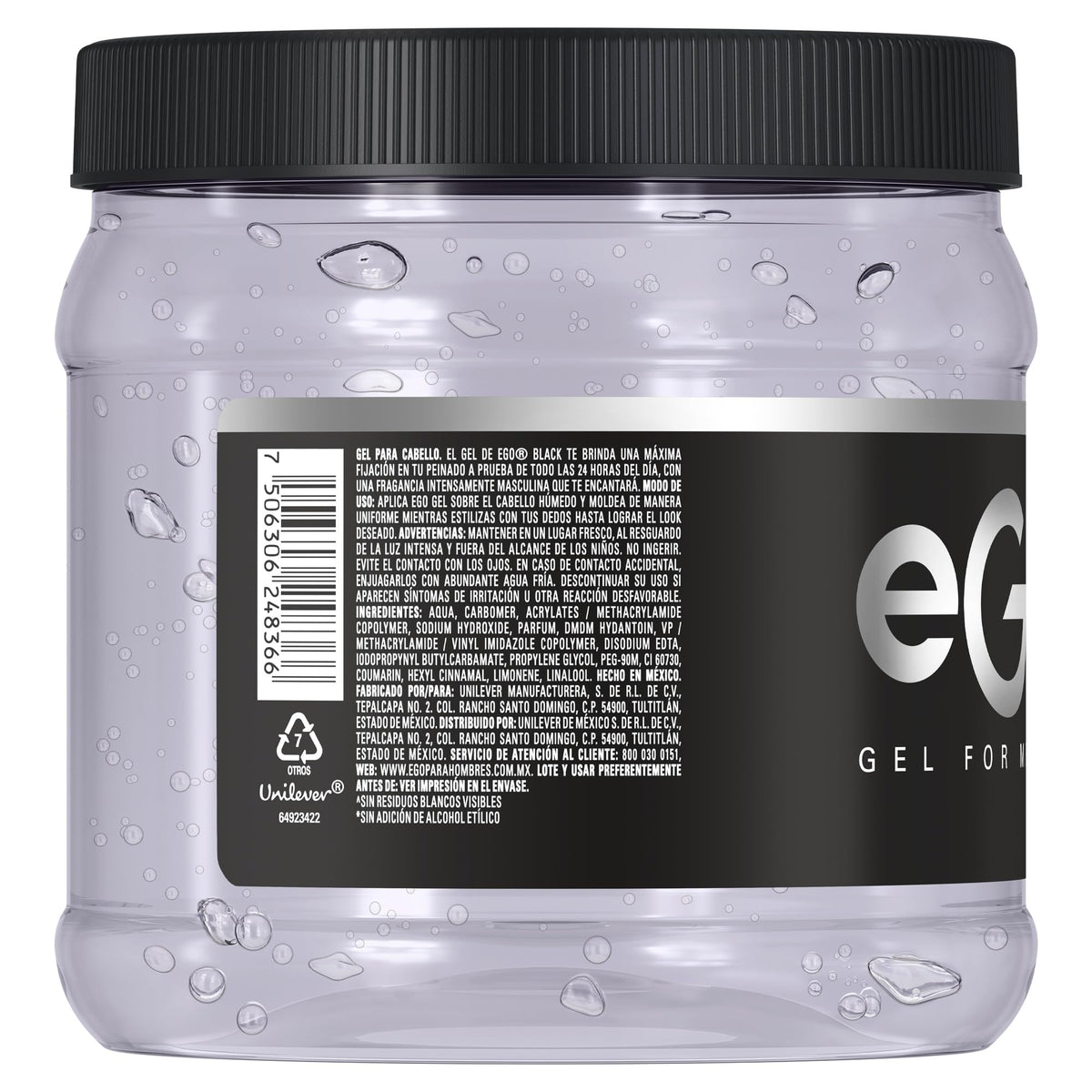 eGo Gel Black For Men Tarro 950ml