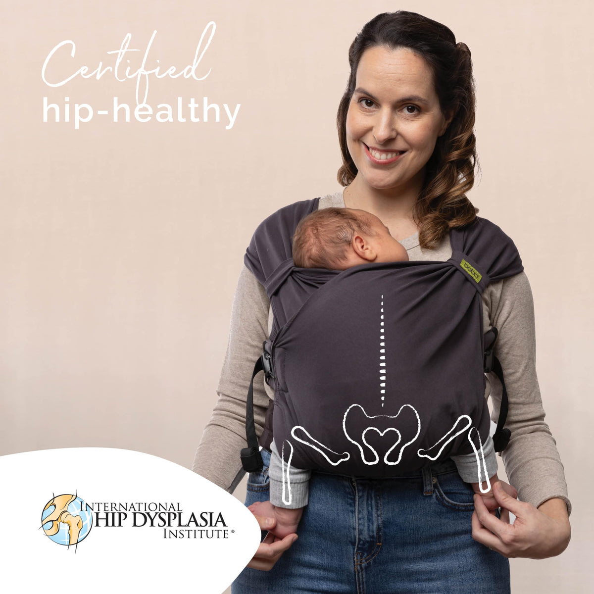 Boba Carrier Bliss Carbón vegetal