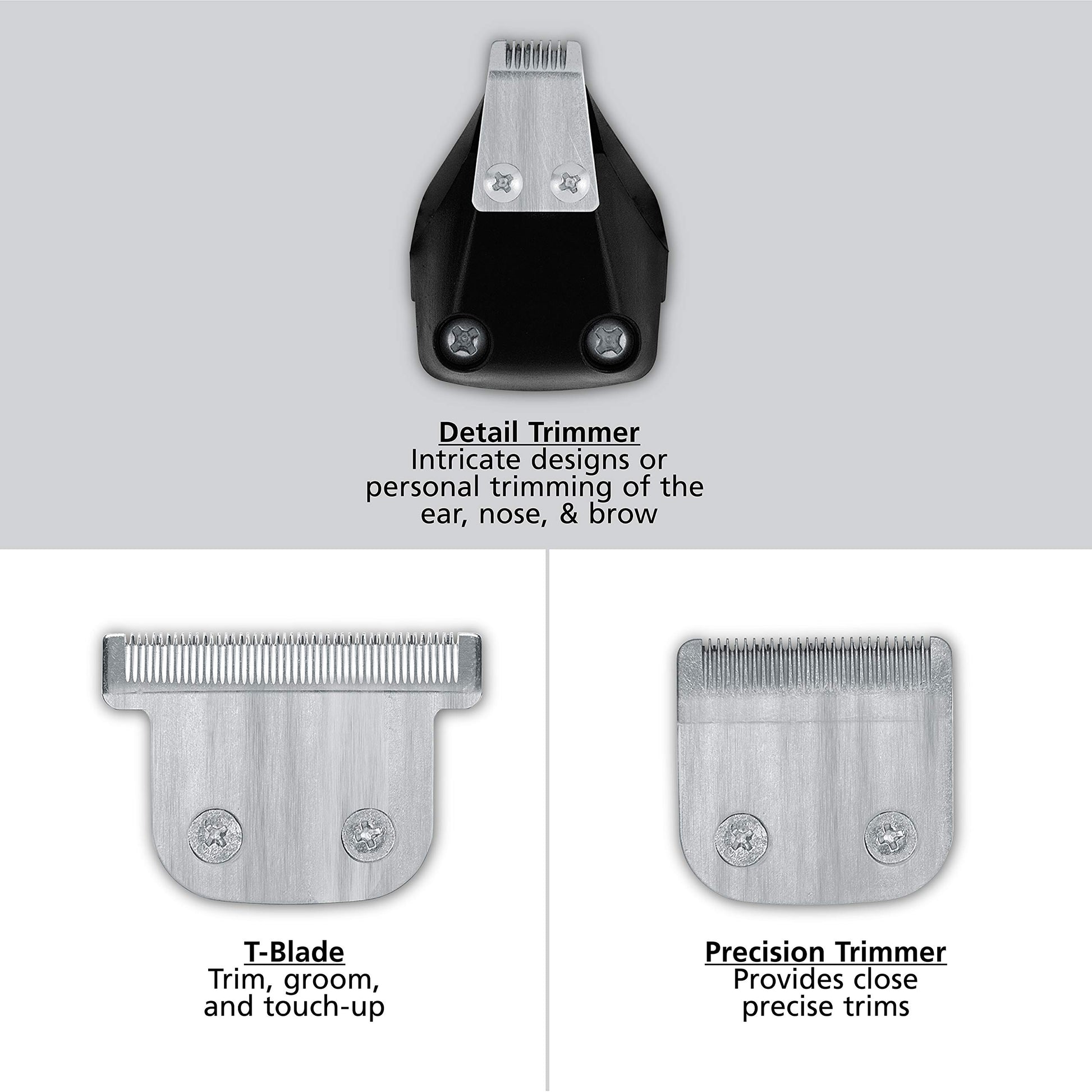 Wahl Clipper PowerPro Corded Beard Trimmers, Hair Clippers and Haircut Trimmers, men's grooming kits for Beard, Mustache, Stubble, Ear, Nose, Body Grooming, by the Brand used by Professionals # 9686
