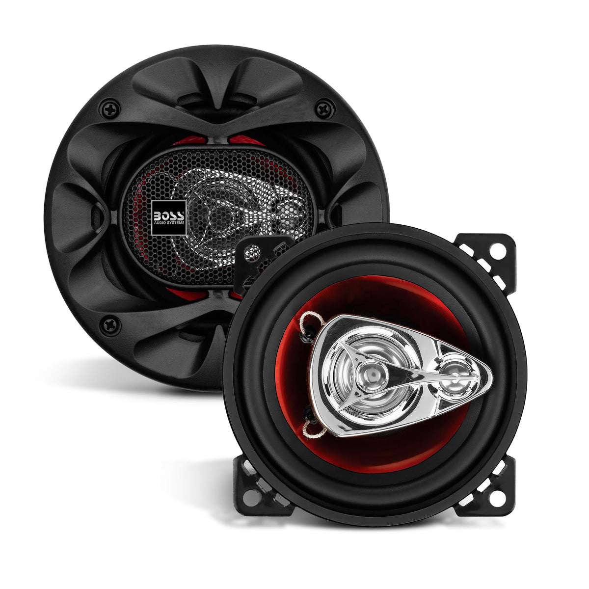 Parlantes Coaxiales Auto 4 Pulgadas Boss Audio Chaos Exxtreme 225 Watt 3 Vías