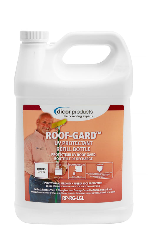 Dicor RP-RG-1GL - Protector de Techo para Caravana, Color Blanco, 1 galón