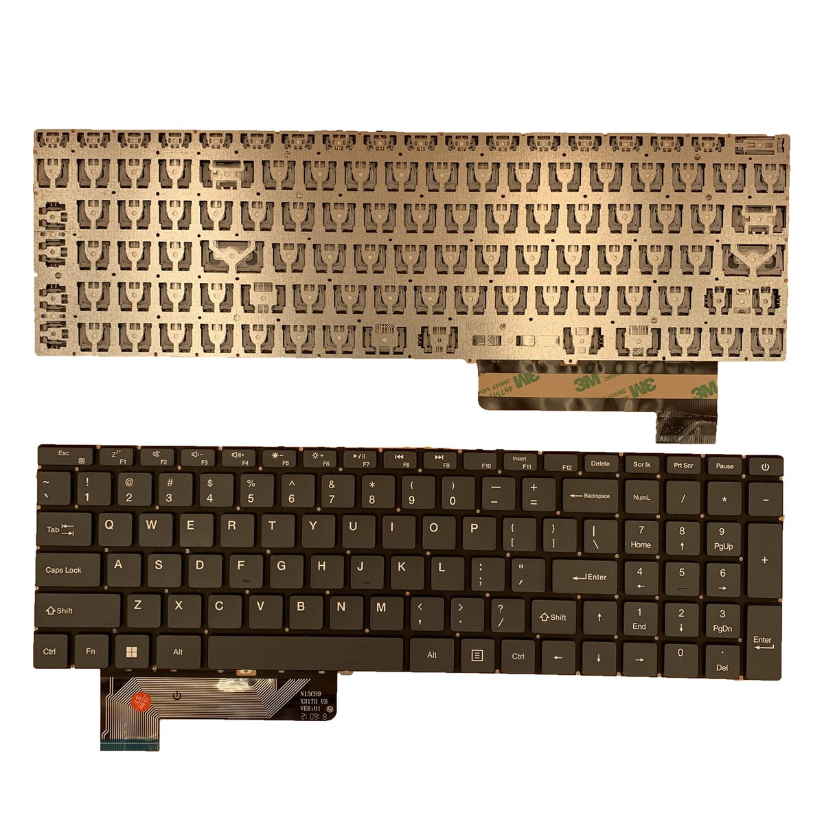 Teclado de Repuesto Siakoocty para Portátil Puerta de Enlace 15.6 Pulgadas