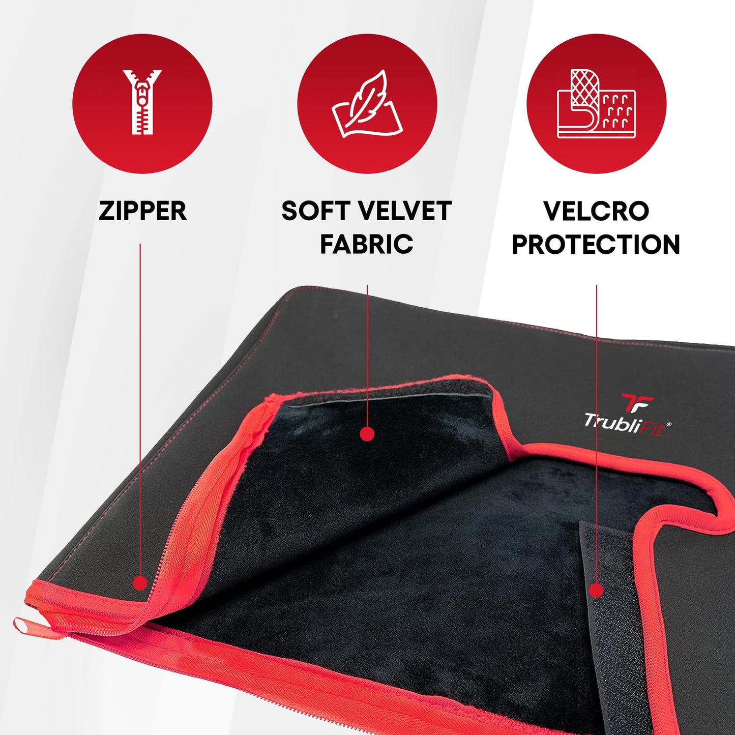 Pantalla Protectora Neoprene Premium Peloton Negro Super Suave para Monitor