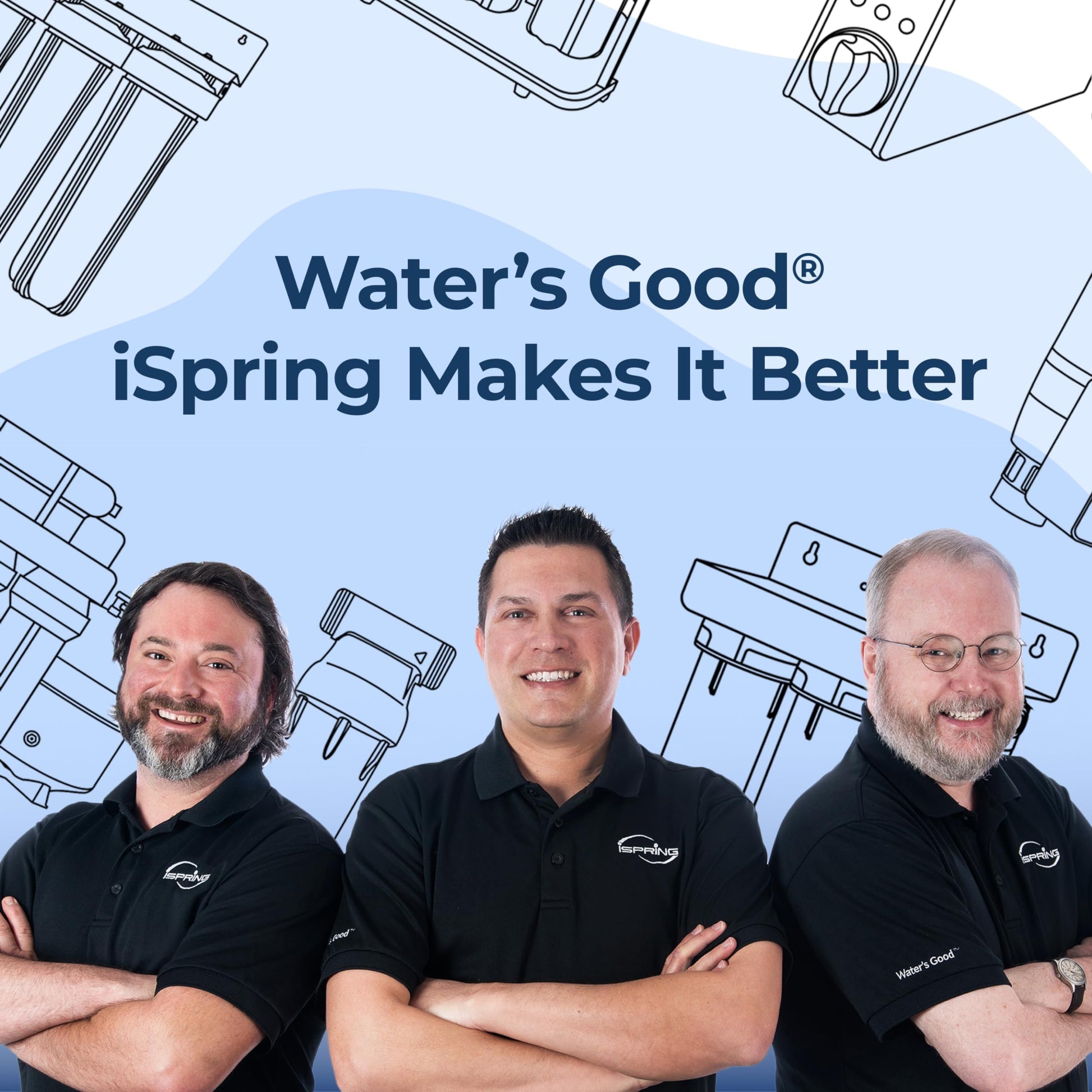 iSpring WSP-500 Filtro de agua reutilizable de sedimentos para toda la casa, filtración de prefiltro de 500 micras, 20 GPM, 1 pulgada MNPT + 3/4 pulgadas FNPT, latón