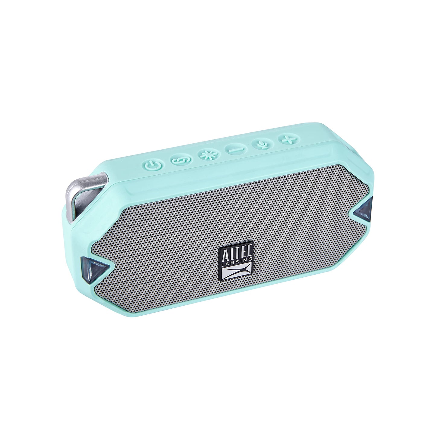 Altec Lansing - Altavoz inalámbrico HydraMini Bluetooth, batería recargable USB C impermeable IP67 con 6 horas de reproducción, compacto, a prueba de golpes, a prueba de nieve, a prueba de todo (verde