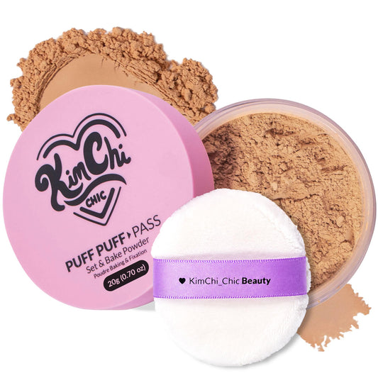 KimChiChic Beauty Puff Pass Set & Hornear Suelto Ajuste en Polvo Maquillaje