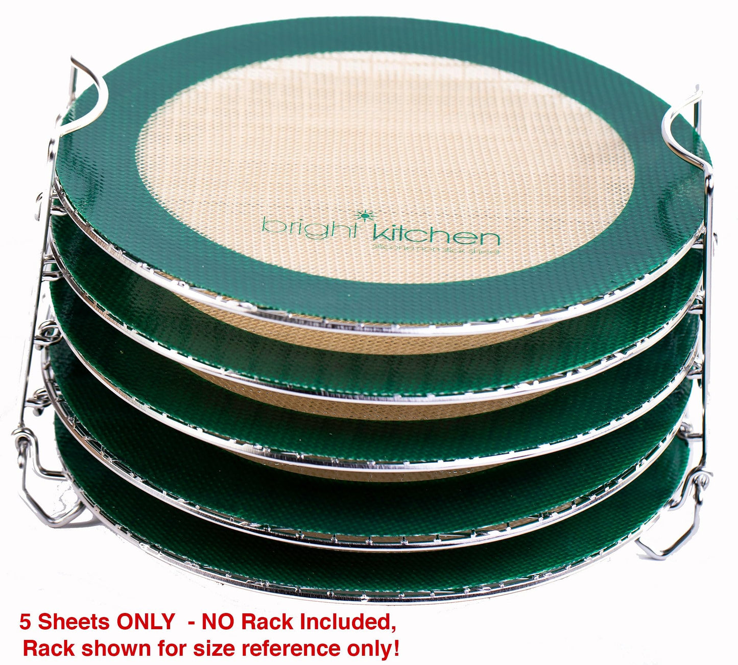 Hojas Deshidratantes Compatibles con Ninja Foodi 20 cm Antiadhesivas para Secado de Hierbas y Frutas