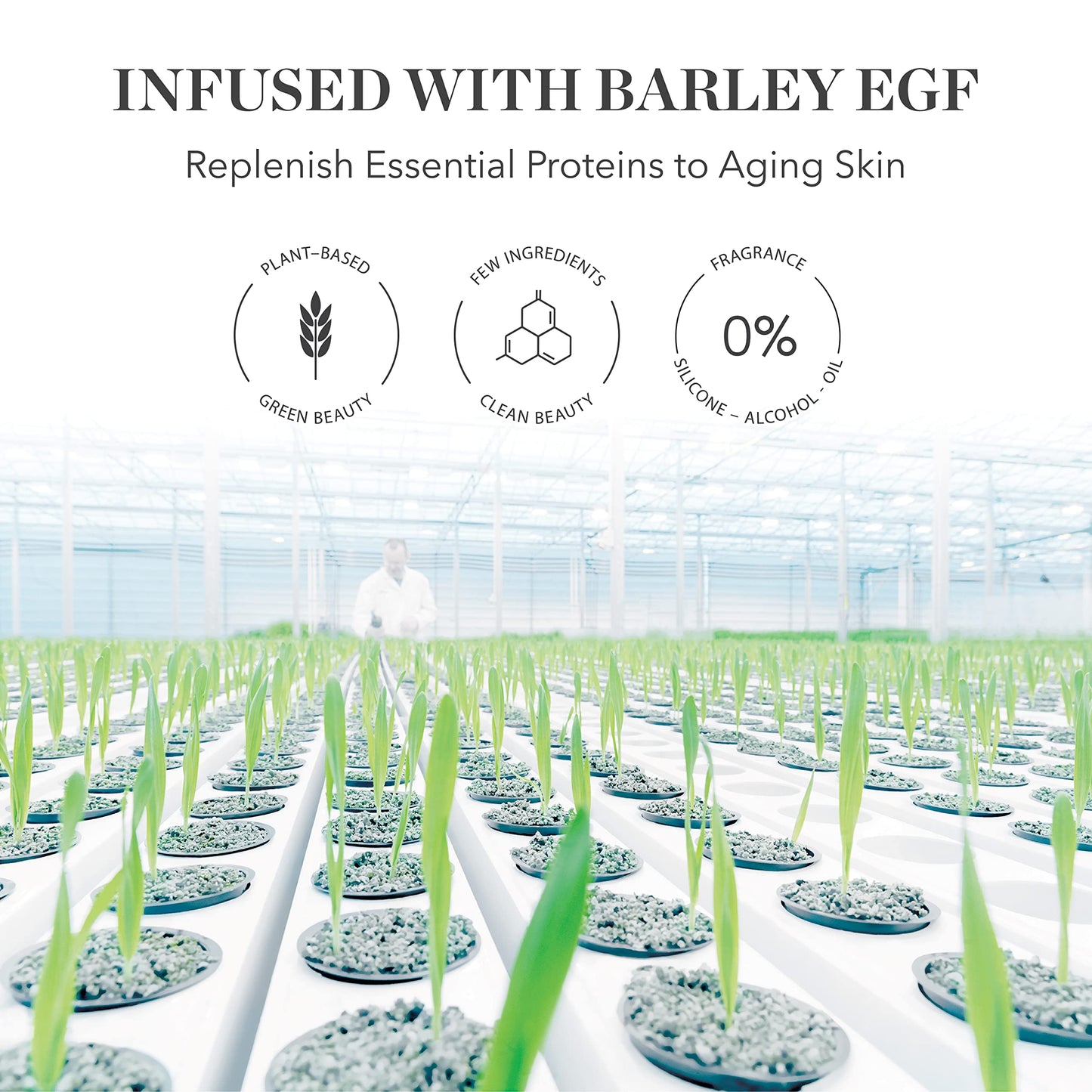 Bioeffect EGF Serum Treatment Duo con ácido hialurónico, mejora la piel con tratamiento hidratante, reafirmante, antiarrugas para cara y cuello, día y noche, el mejor suero facial de rodillo derma