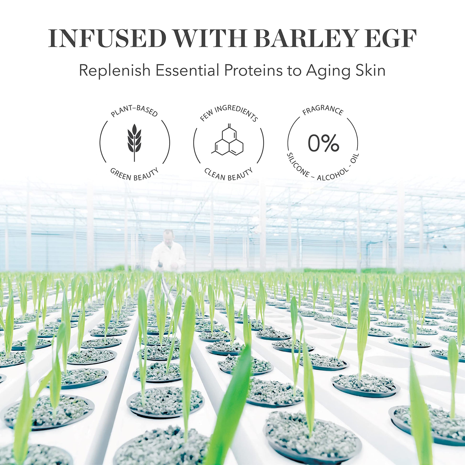 Bioeffect EGF Serum Treatment Duo con ácido hialurónico, mejora la piel con tratamiento hidratante, reafirmante, antiarrugas para cara y cuello, día y noche, el mejor suero facial de rodillo derma