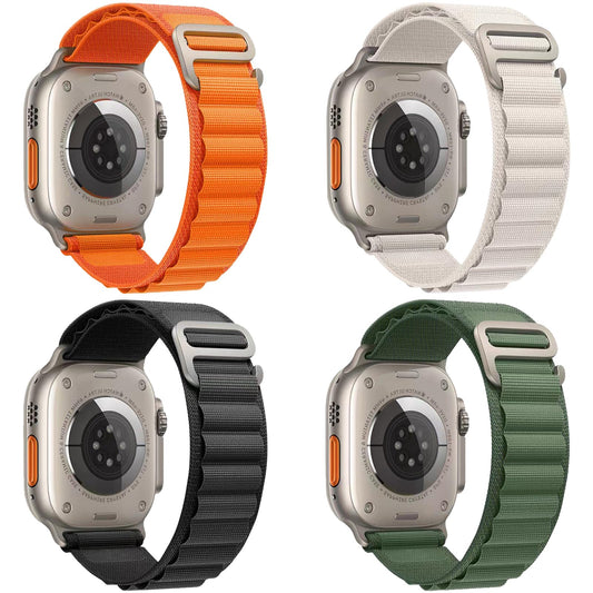 CAVIGLTE Correas para Apple Watch Compatibles con Apple Watch Ultra 42mm 44mm 45mm 49mm, Correas Deportivas Ajustables para IWatch Series 9/8/7/6/5/4/3/2/1/SE