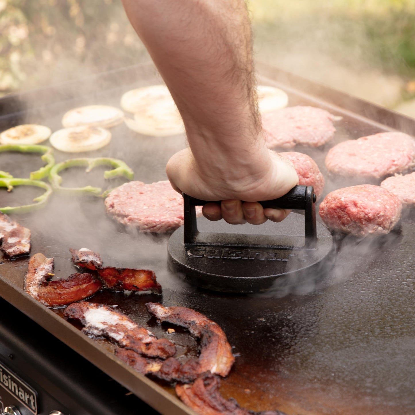 Cuisinart CISB-111 Smashed Burger Press, Cast Iron