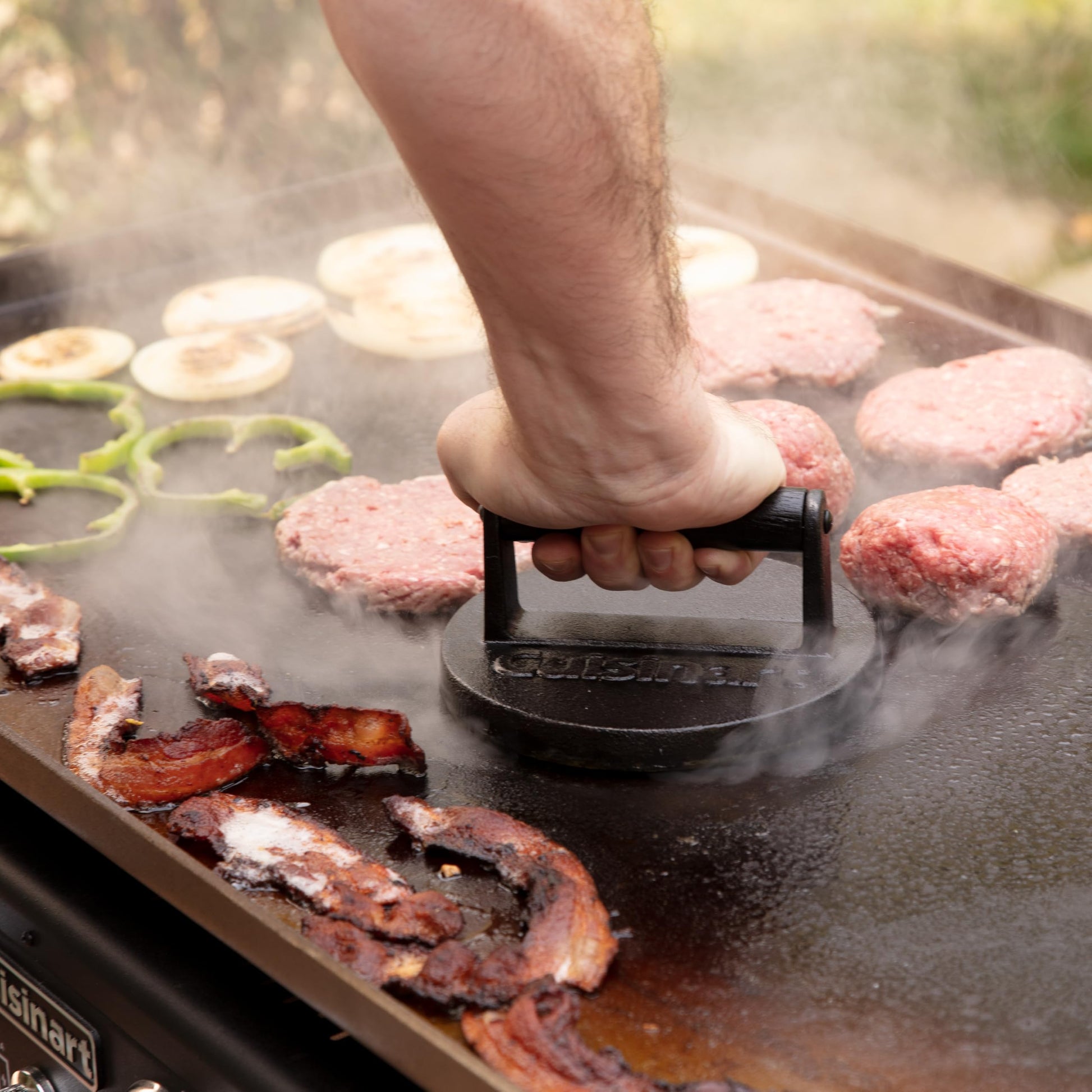 Cuisinart CISB-111 Smashed Burger Press, Cast Iron