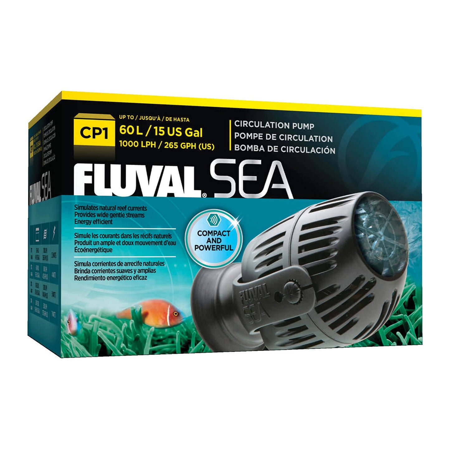 Bomba de Circulación Fluval SEA 1000 LPH 60 L