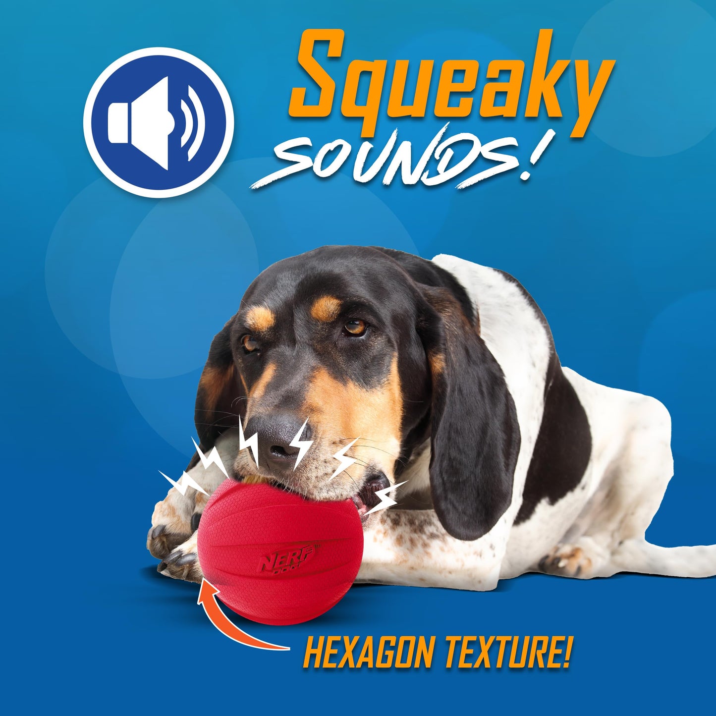 Pelota Squeak Nerf Dog Grande Verde y Rojo paquete de 2