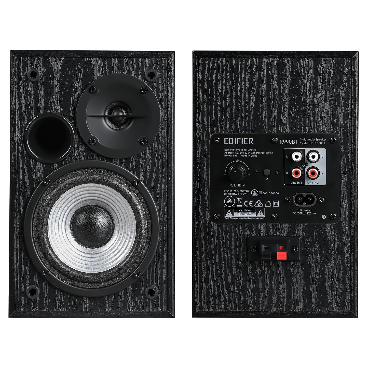 Altavoces de Estantería Activos Bluetooth Edifier Negro 2.0