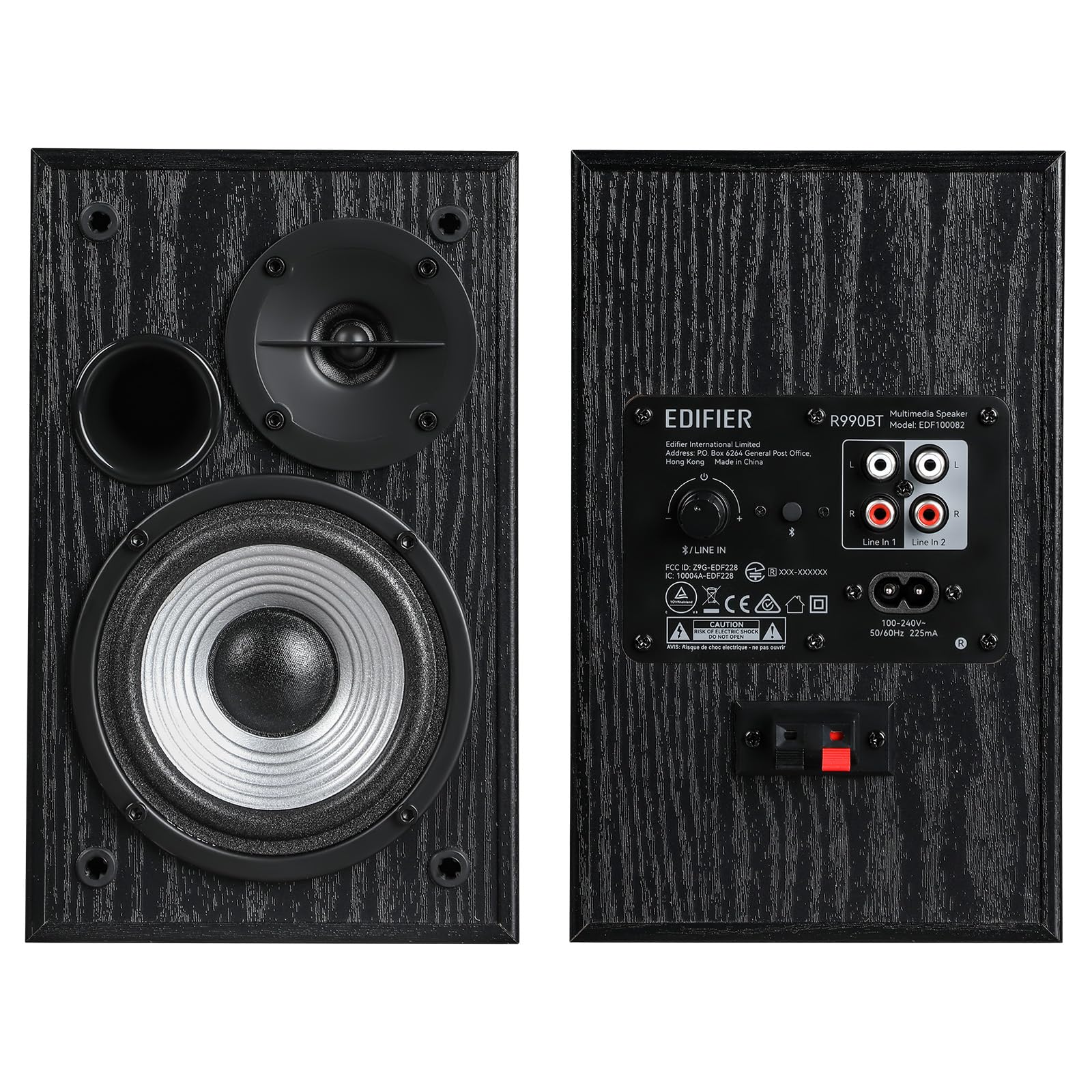 Altavoces de Estantería Activos Bluetooth Edifier Negro 2.0