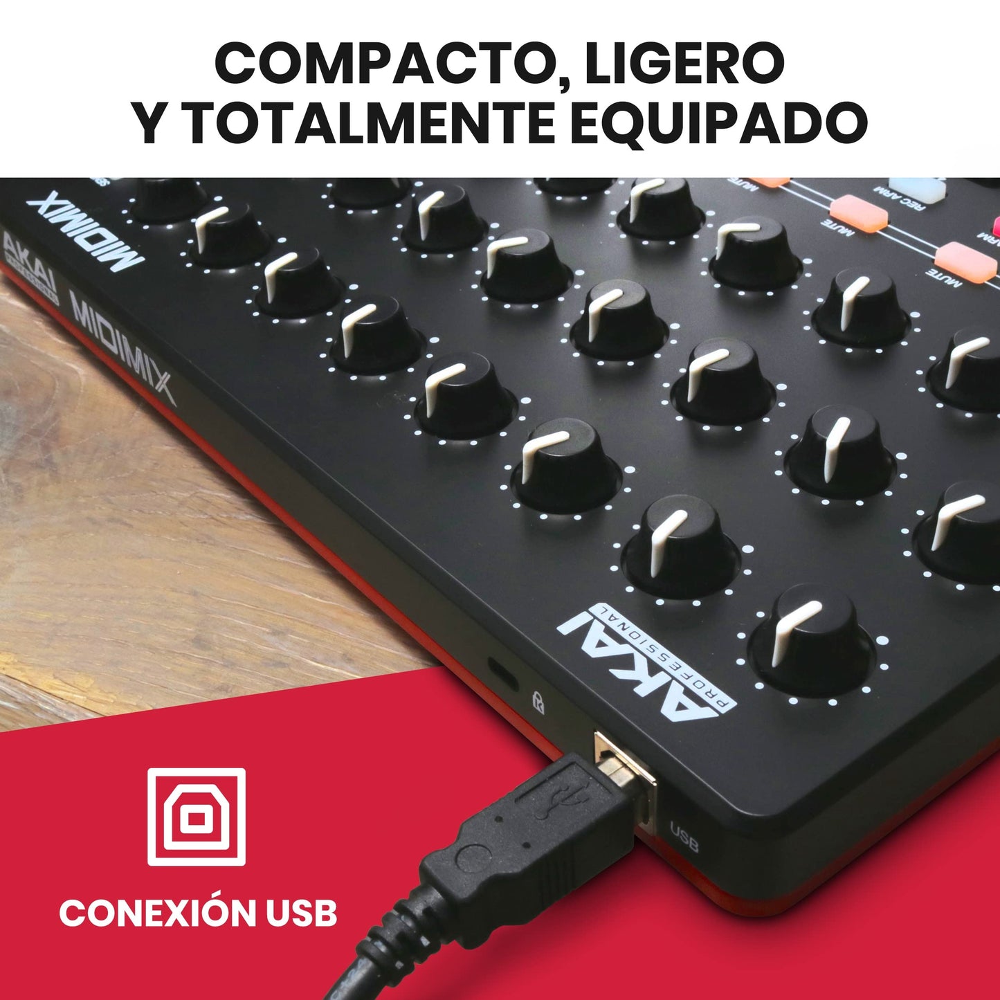 Controlador MIDI USB AKAI Professional MIDIMIX con Integración para Ableton Live