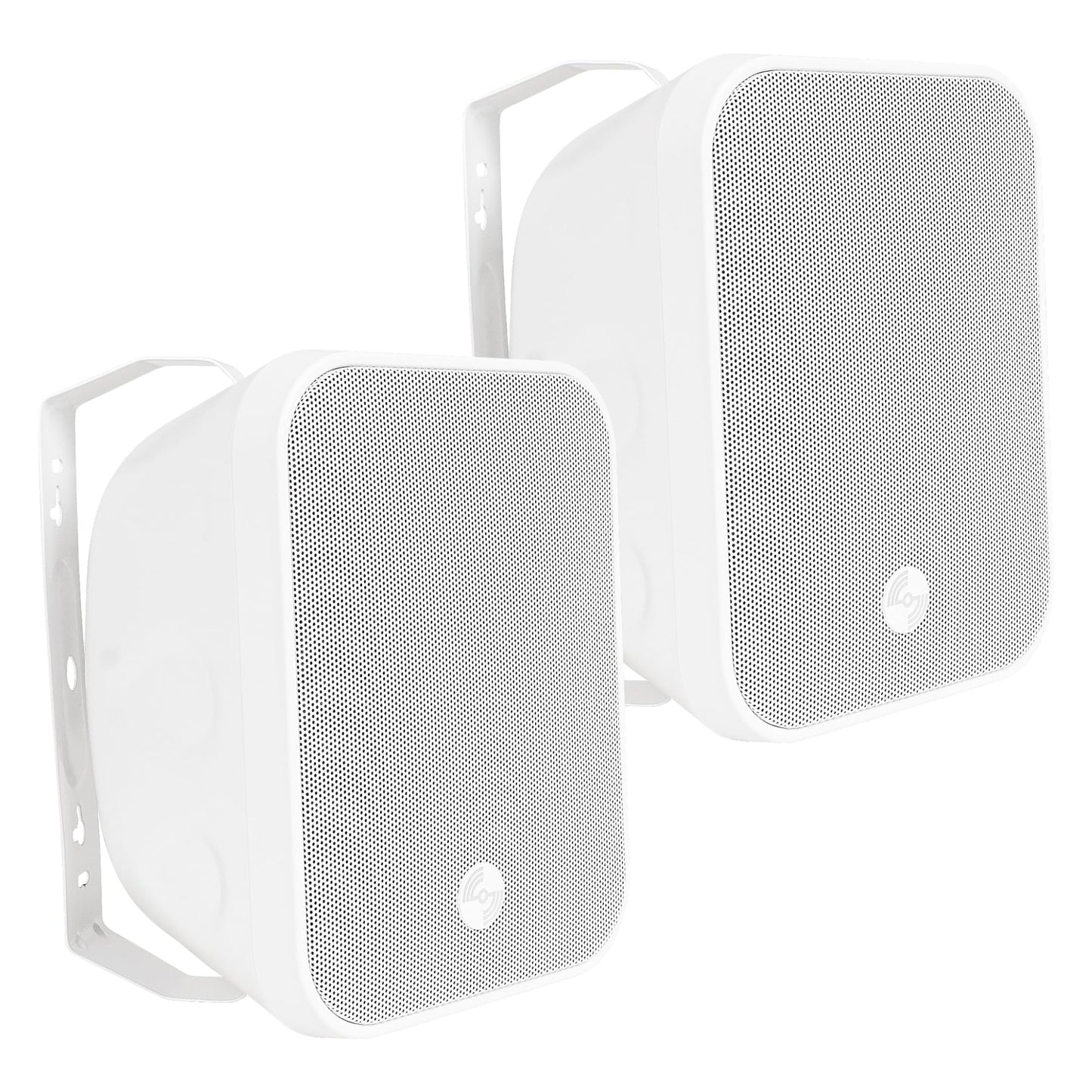 Sound Town - Par de altavoces pasivos de montaje en superficie resistentes a la intemperie de 70 V/100 V, 5.25 pulgadas, con carcasa con clasificación IP55, para instalaciones domésticas y