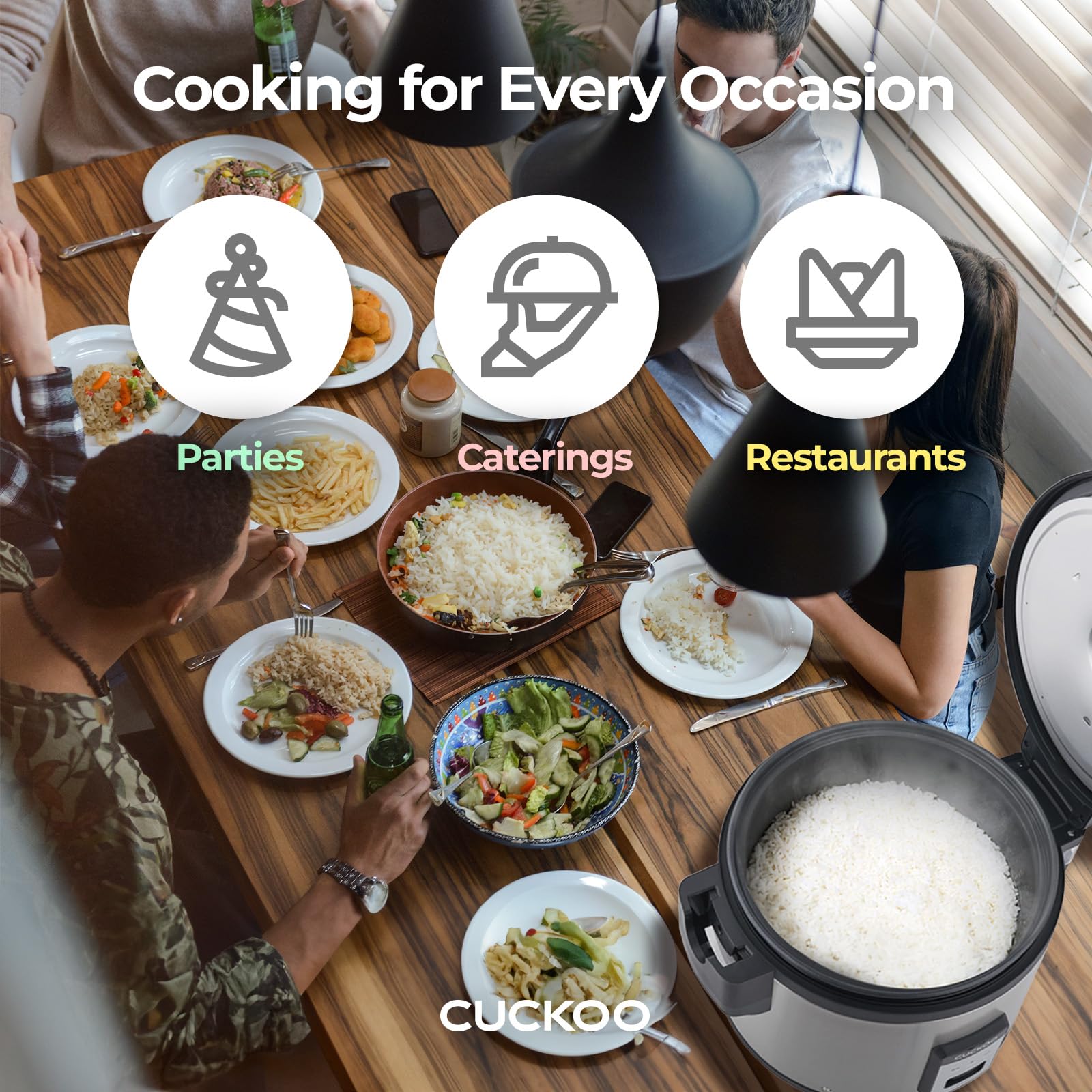 Cuckoo EL Commercial Rice Cooker | CR-3032 (30 Cups)