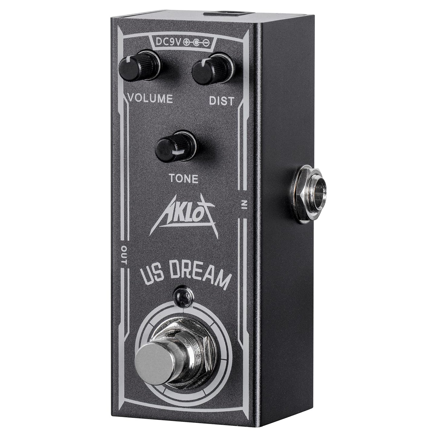 Pedal de Efectos de Guitarra Eléctrica AKLOT US DREAM Mini DC 9V True Bypass