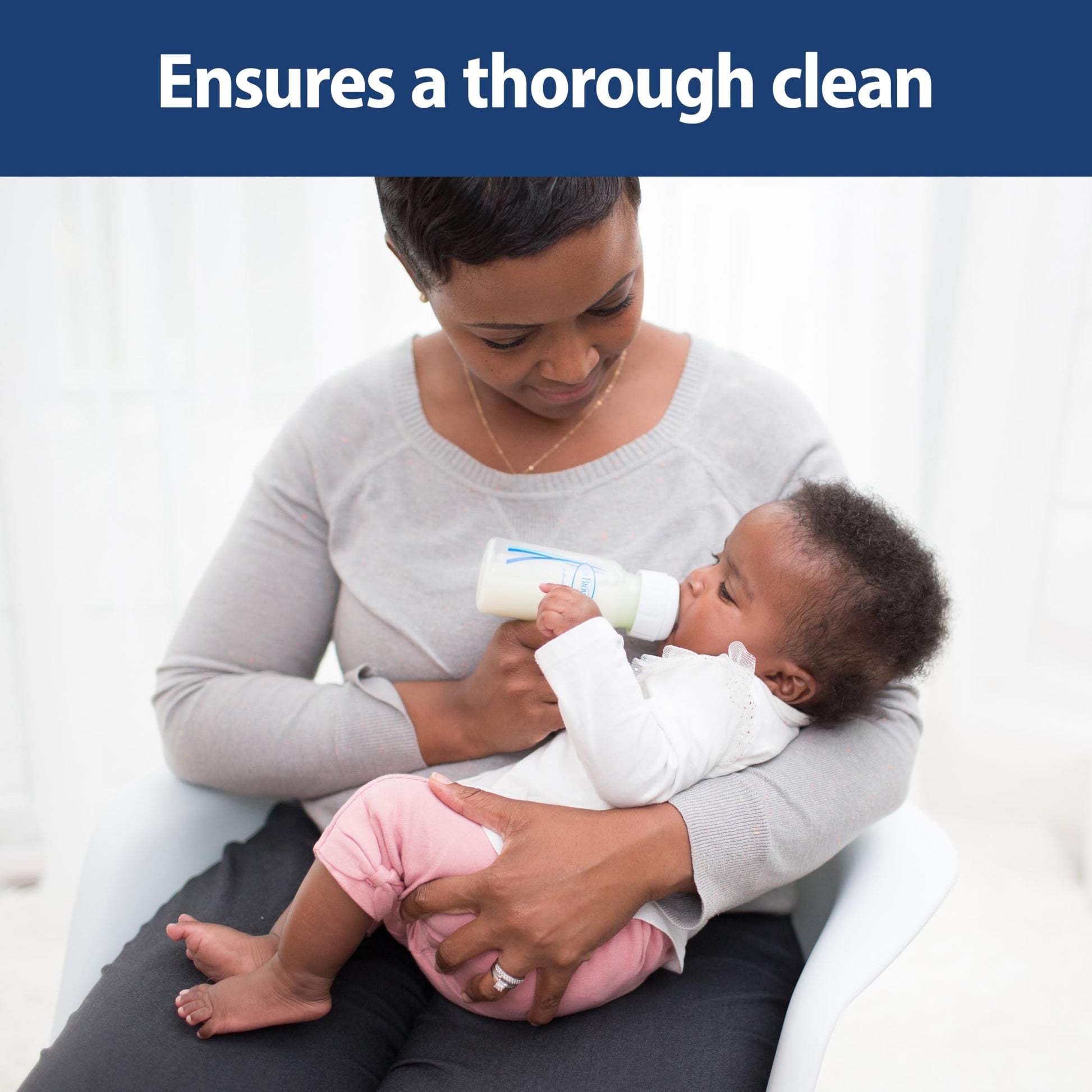 Cesta Dr. Brown's Blanco sin BPA para Biberones y Accesorios para Bebés