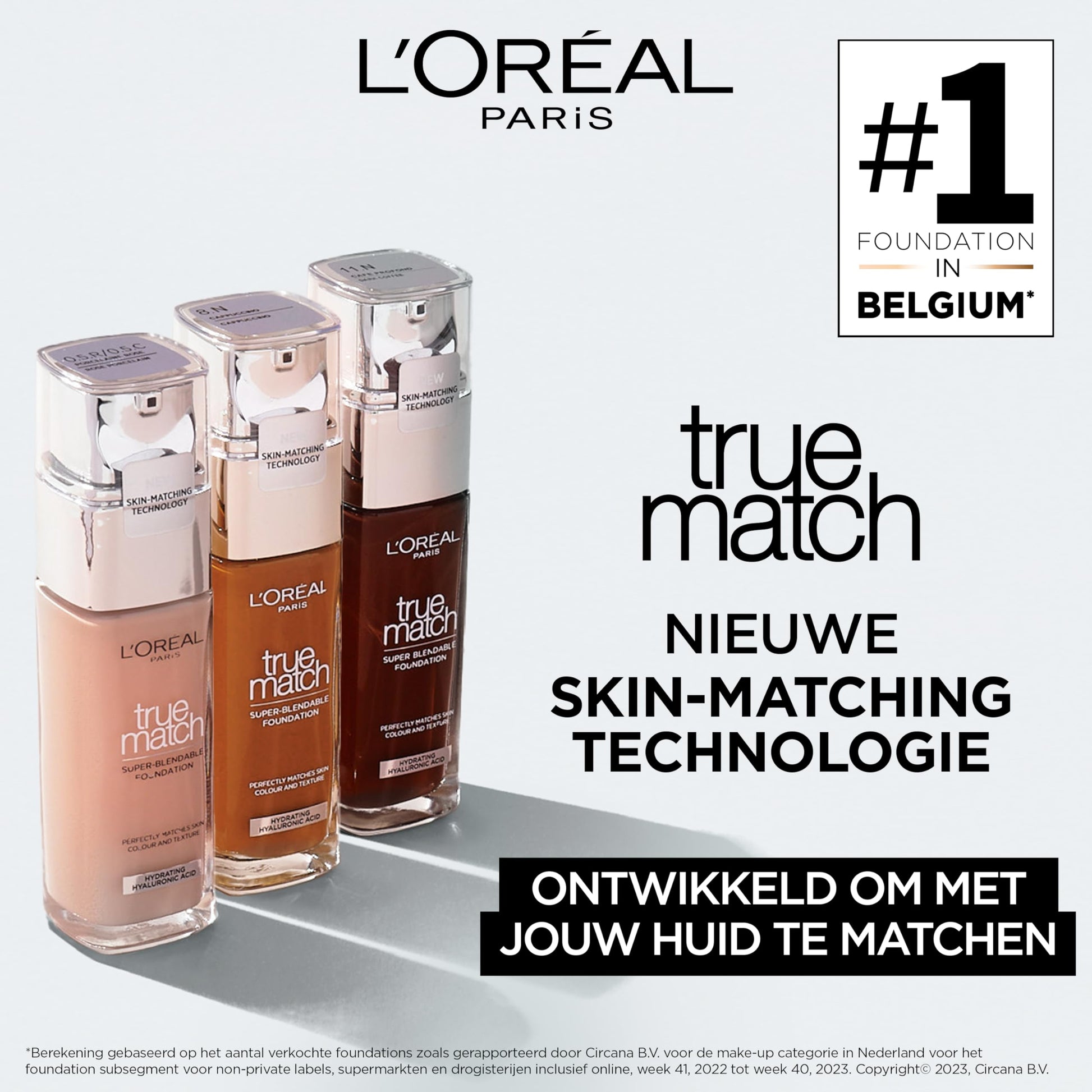 L'Oreal Paris Base de maquillaje l'oreal paris true match, tono 6 n honey