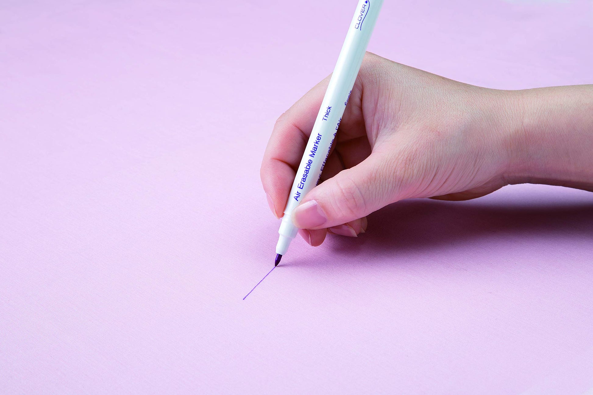 Clover 5030 Extra Fine Air Erasable Marker, Purple
