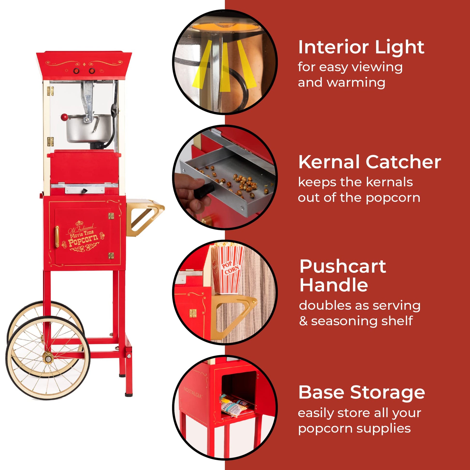 Kettle Nostalgia Vintage Rojo 6 oz