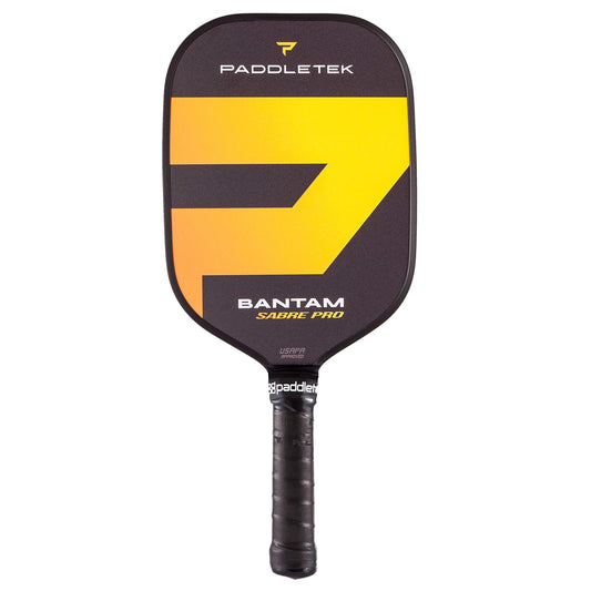 Pala de Pickleball Paddletek Bantam Sabre Pro Amarillo con Núcleo de Panal Aprobada por USAPA