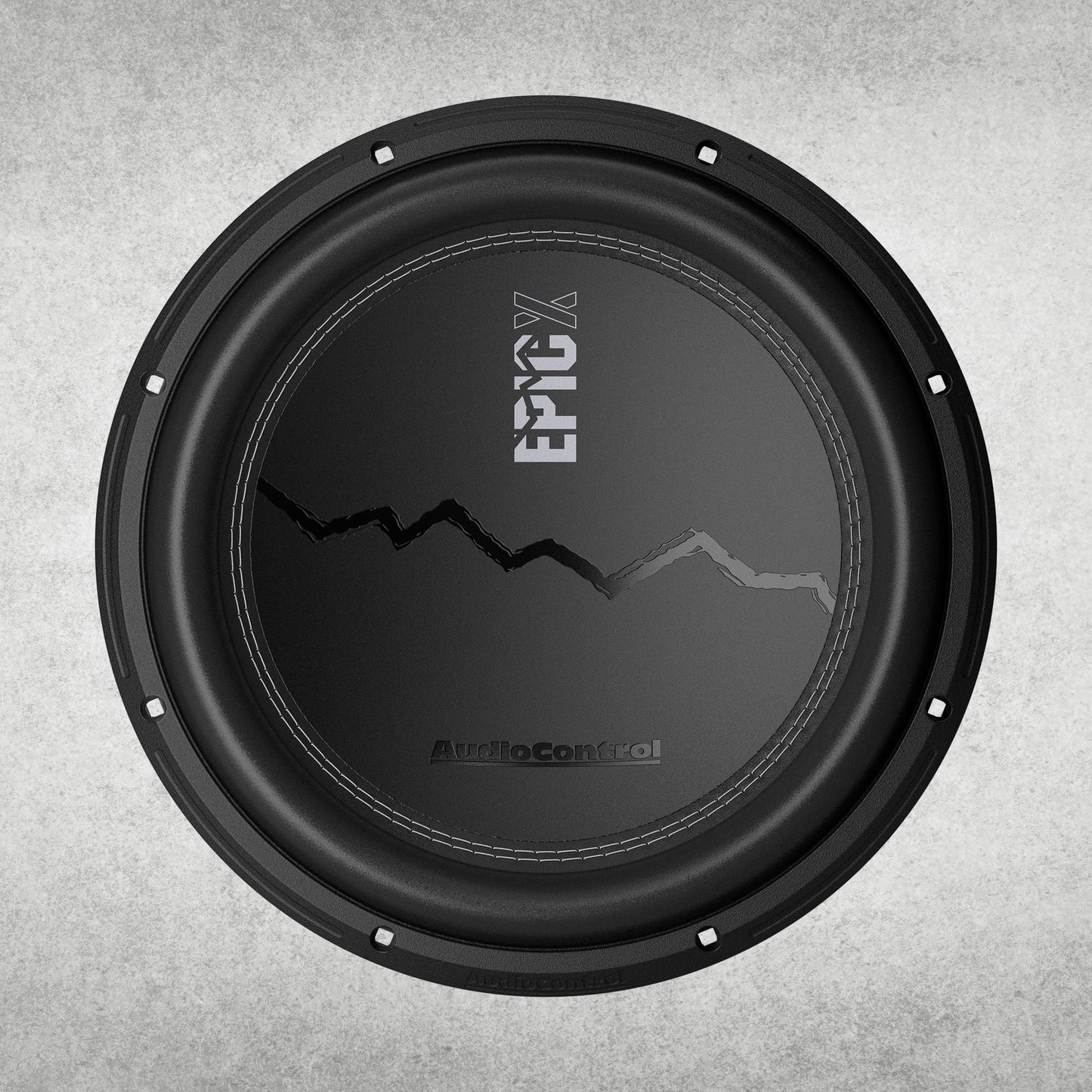 AudioControl EPICX Series - Altavoz de subwoofer para coche de 12 pulgadas, potencia máxima de 750 W (500 W RMS), bobinas de voz dobles de 4 ohmios, sub Loud Pro StreetBass para sistema de audio para