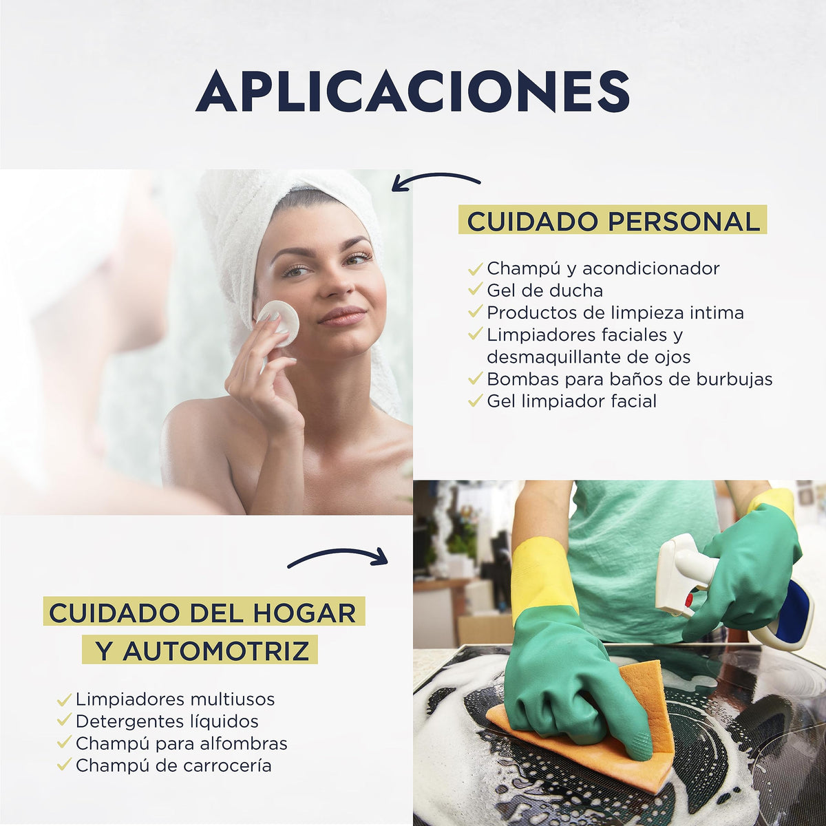 HEBBE Betaína de Coco 1 kg | Tensoactivo Anfótero Suave | Agente Espumante | Reduce Irritación | Soluble en Agua y Etanol | pH 5-8