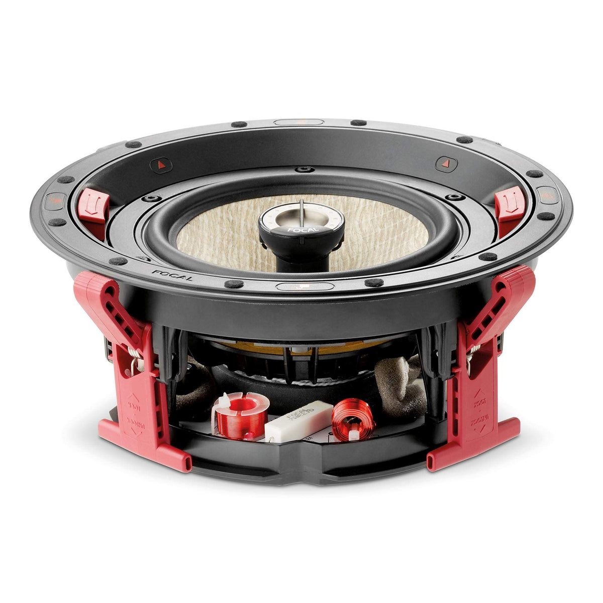 Altavoz de Pared y Techo Focal F300ICW6 Blanco con Woofer de Lino de 16,5 cm