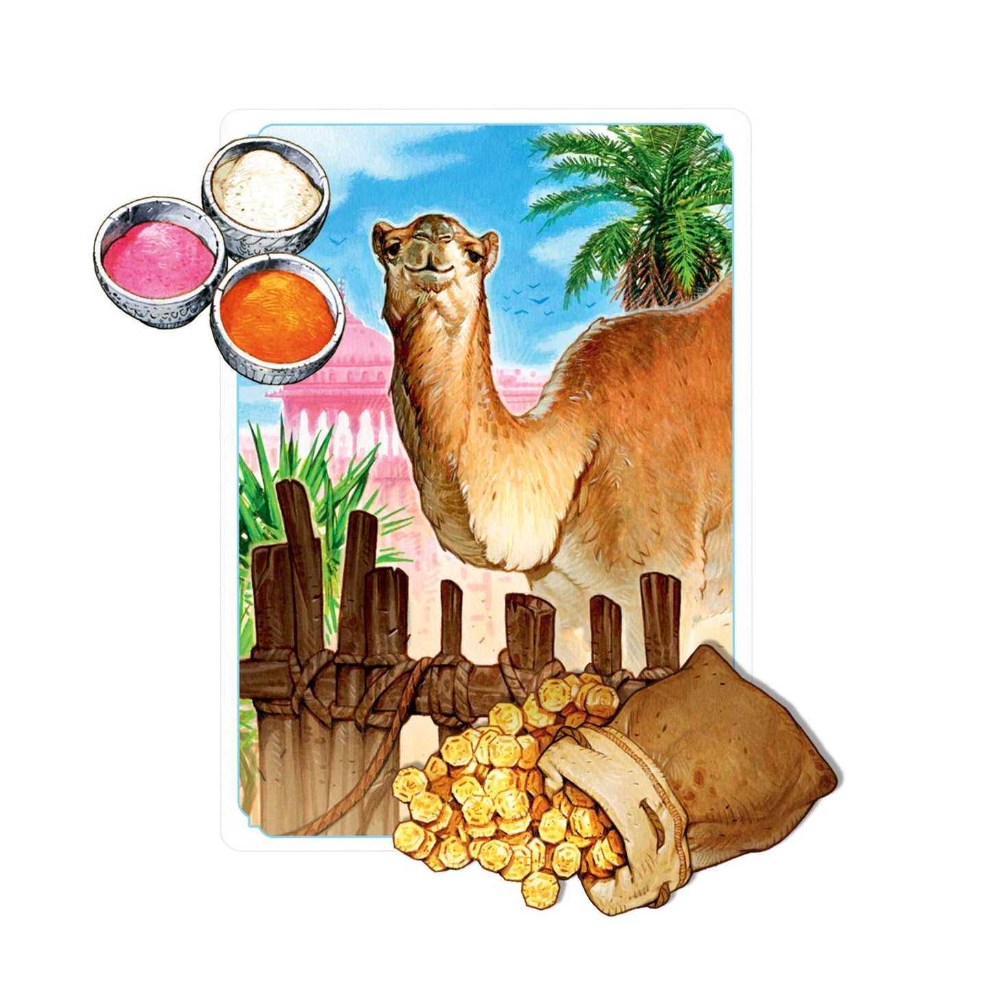 Juego de mesa Jaipur (nueva edición) - Duelo de comerciantes de ritmo rápido Juego estratégico de comercio y mercado para niños y adultos, a partir de 10 años, 2 jugadores, tiempo de juego de 30