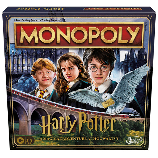 Hasbro Gaming Monopoly Harry Potter Edition Juego de Mesa | Una Aventura mágica en Hogwarts | A Partir de 8 años | 2 a 6 Jugadores | Juegos Familiares | Regalos para niños y Adultos