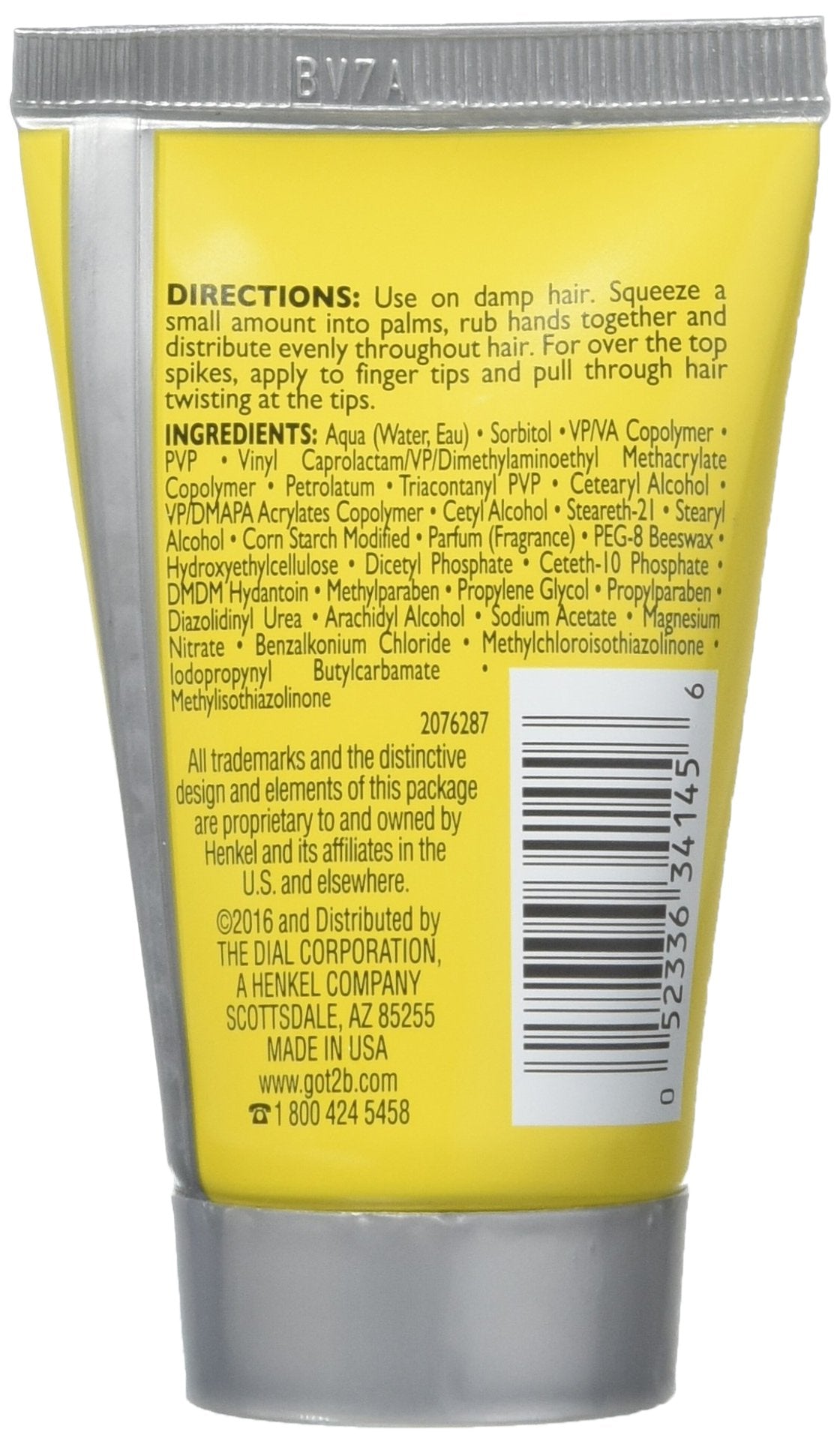 Schwarzkopf GOT2B GLUED SPIKING GLUE 1.25 oz, TRAVEL SIZE Paquete de 3