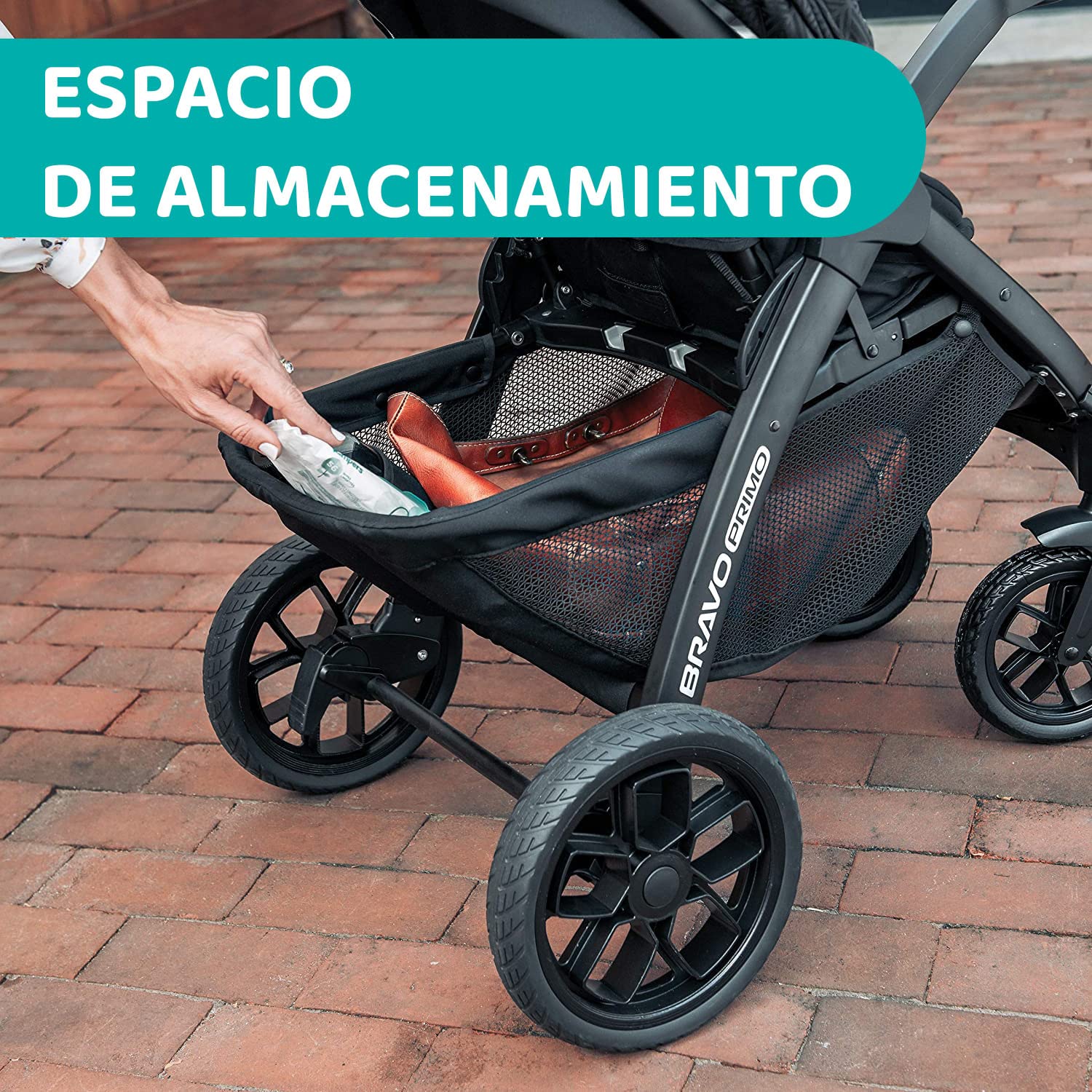 CHICCO, Carriola Modular Bravo Primo Springhill, Con Autoasiento Premium 3 en 1