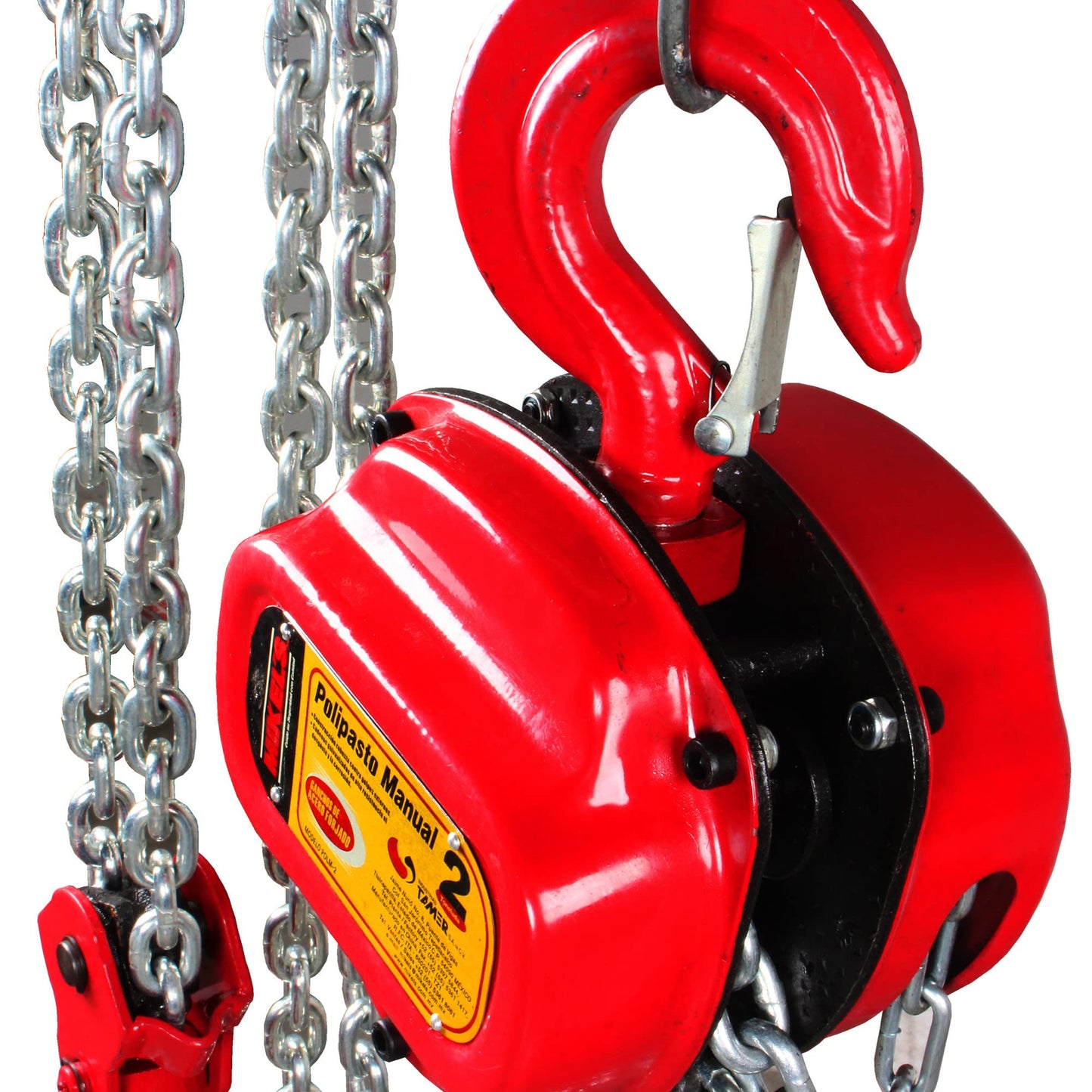 Polipasto Manual MIKEL'S Rojo 2 t Cadena 3 MTS