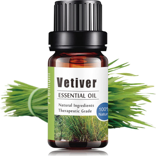 Aceites Esenciales Vetiver Natural UVa Conjunto de Difusores y Humidificadores Aromaterapia 10 ML