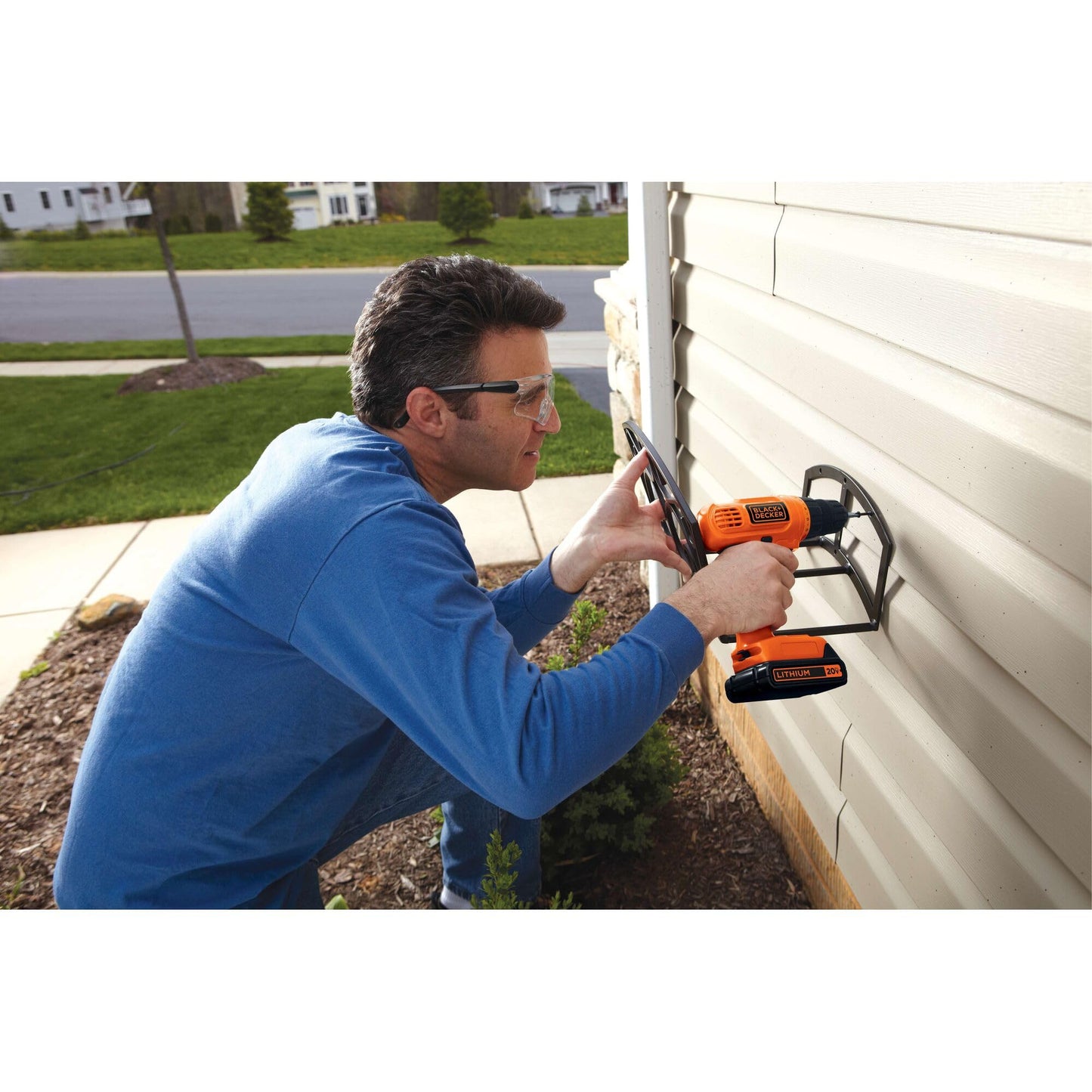 BLACK+DECKER 20 V MAX* POWERECONNECT Taladro/desarmador inalámbrico + 30 piezas. Kit (LD120VA).