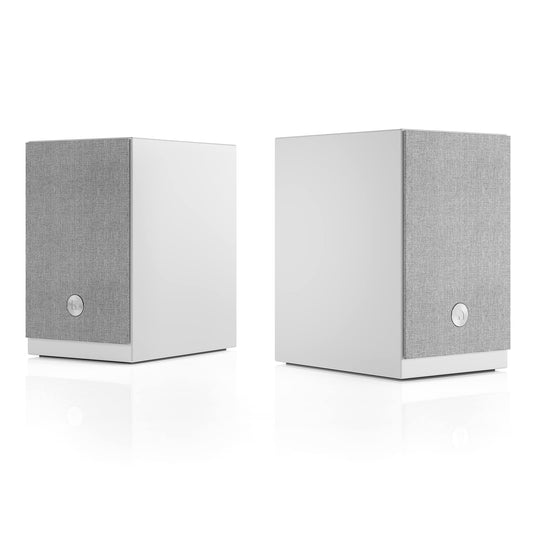 Audio Pro Altavoces inalámbricos A28 | WiFi, Bluetooth 4.2, estéreo de Entretenimiento en el hogar multihabitación | Compatible con AirPlay 2, Spotify | Blanco