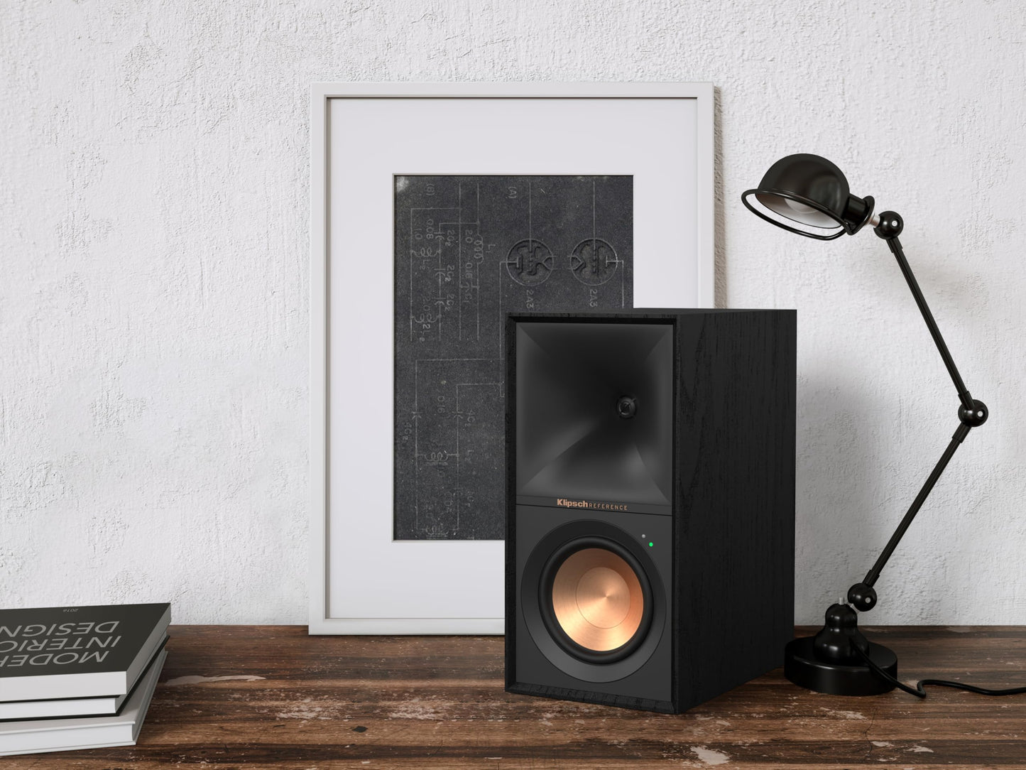 Klipsch R-50PM - Altavoces alimentados con woofer de 5.25 Pulgadas, Color Negro